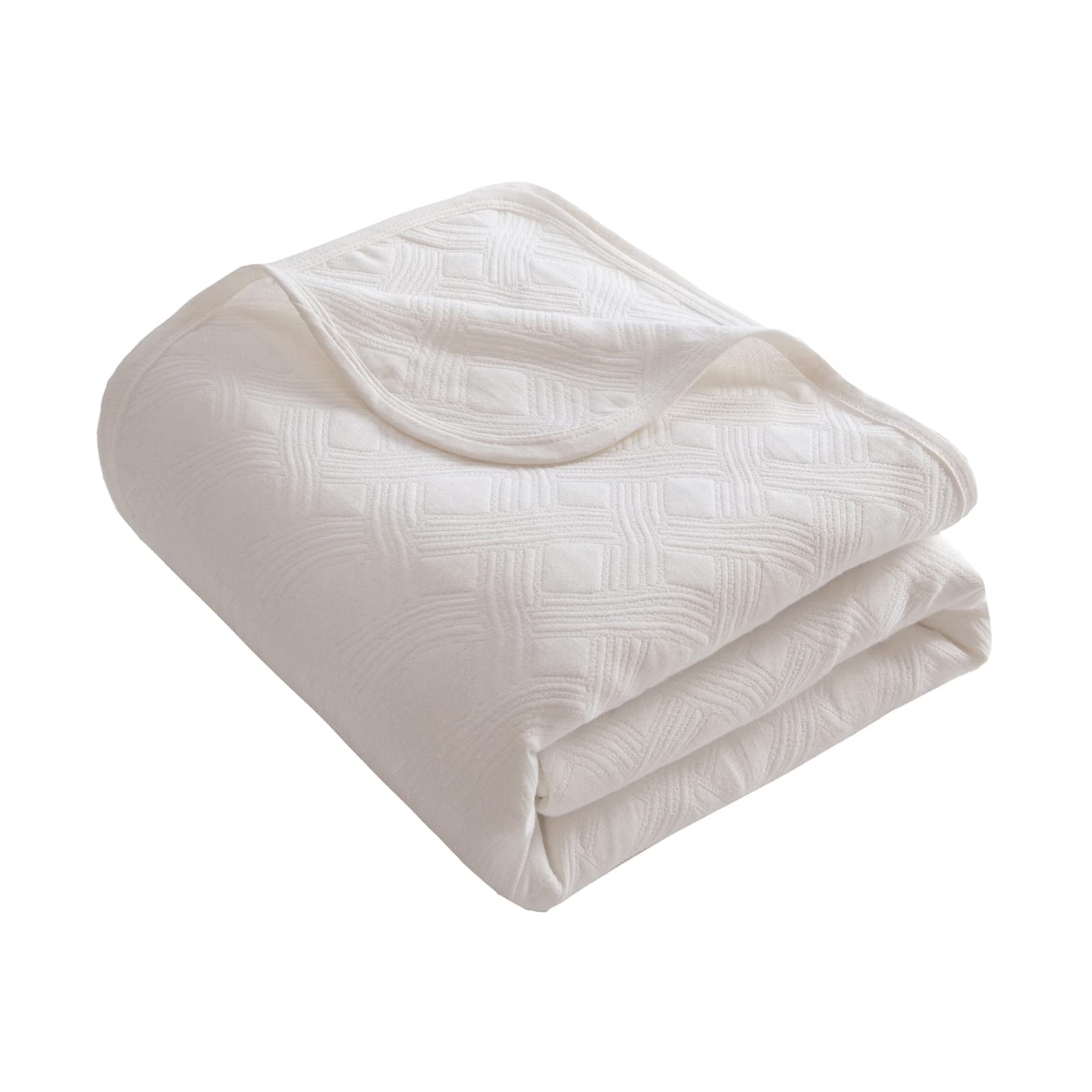 ACCOTIA 100% Cotton Quilted Blanket 60