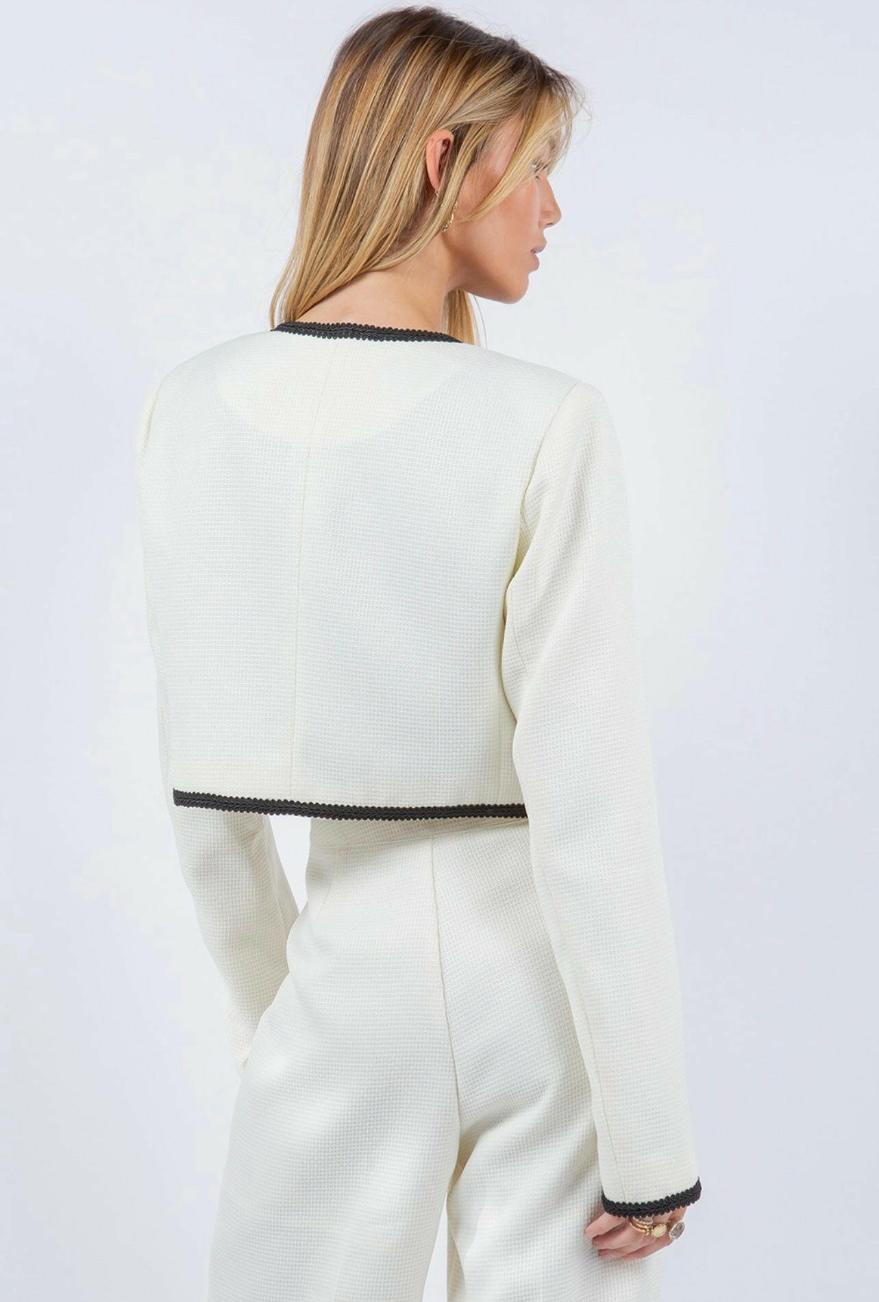 Stylish Contrast Trim Pants with Functional Pockets - Perfect for Casual Outfits & Office Wear