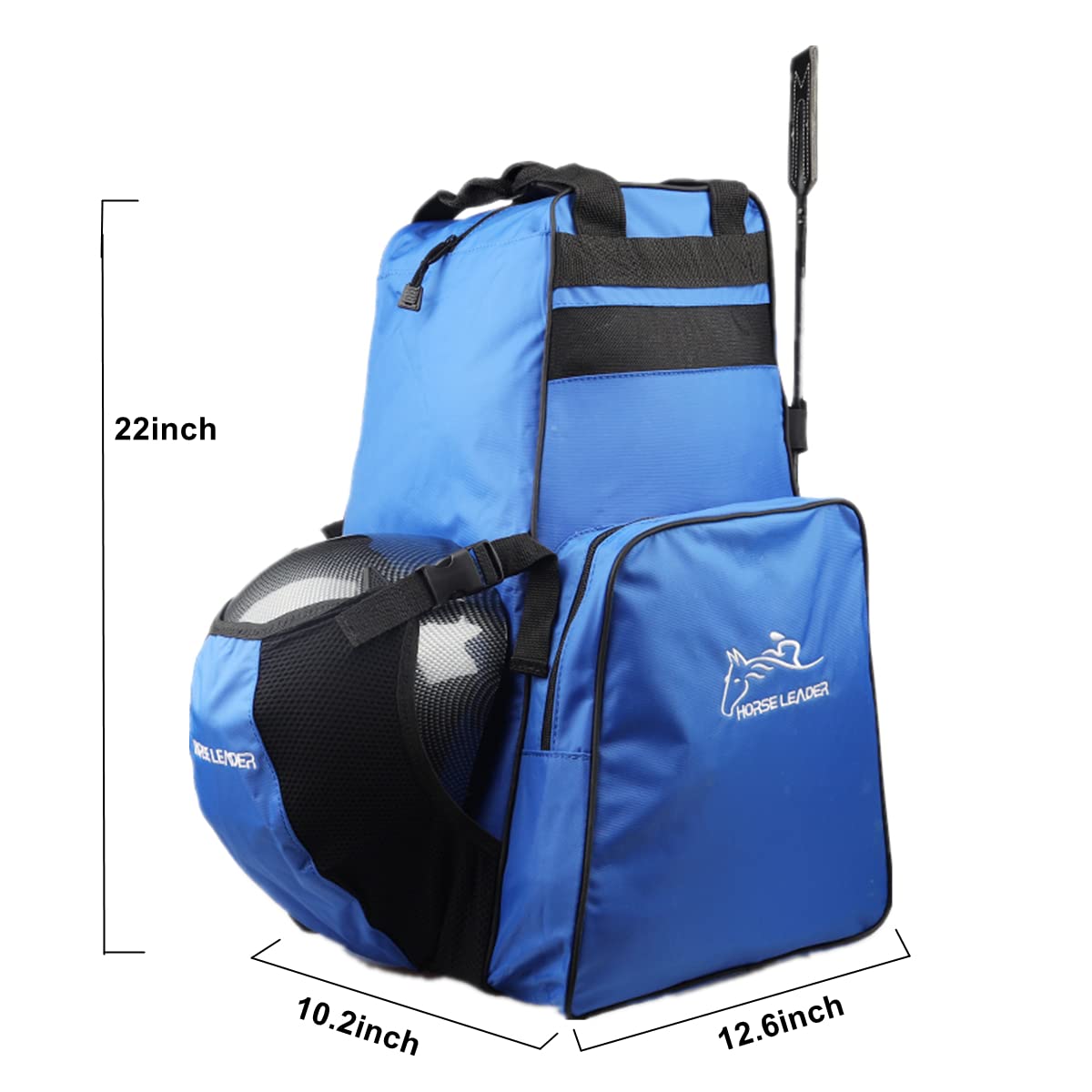 UNISTRENGH Professional Equestrian Riding Boot Bag - Waterproof Large Tall English Horse Boots Carry All Bag for Women & Men - Perfect for Horse Shows, Training & Stable Storage