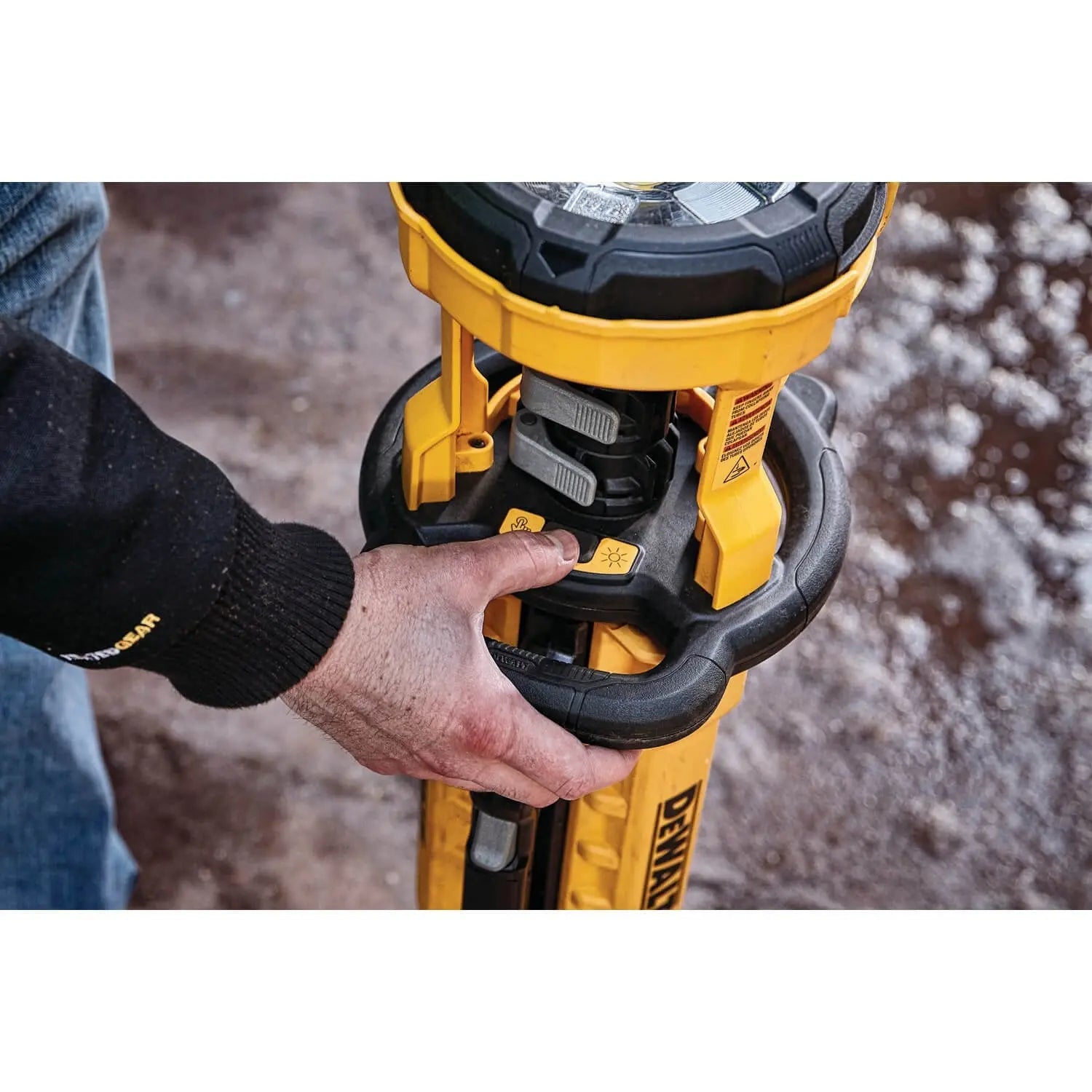 DEWALT DCL079B 20V MAX Cordless Tripod Light - Bright LED Work Light for Construction, Camping & Emergency Use (Battery Not Included)
