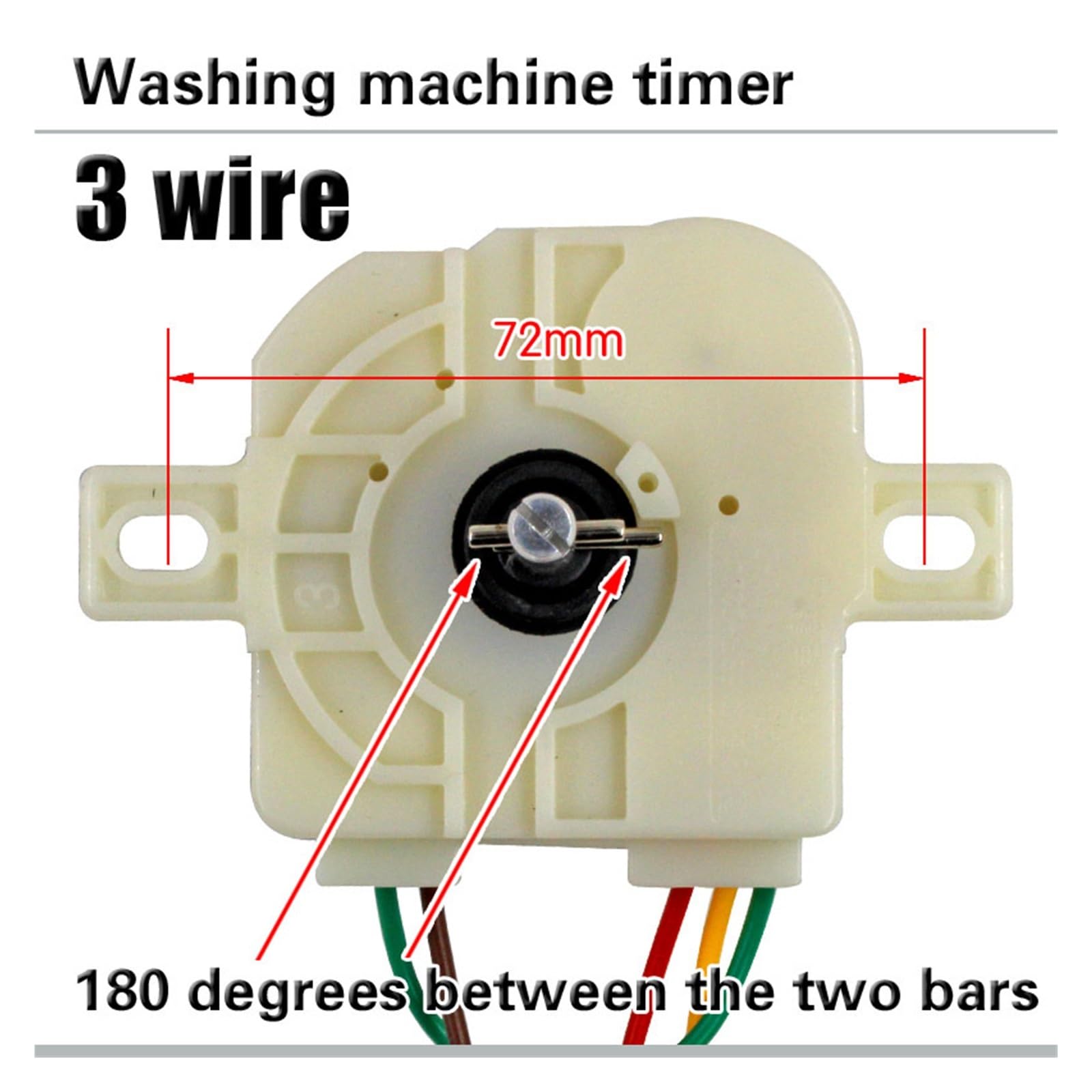 Automatic Double Cylinder Washing Machine with 3-Wire 180 Degree Switch & 15-Minute Timer - Perfect for Laundry Rooms, Apartments, and Small Spaces