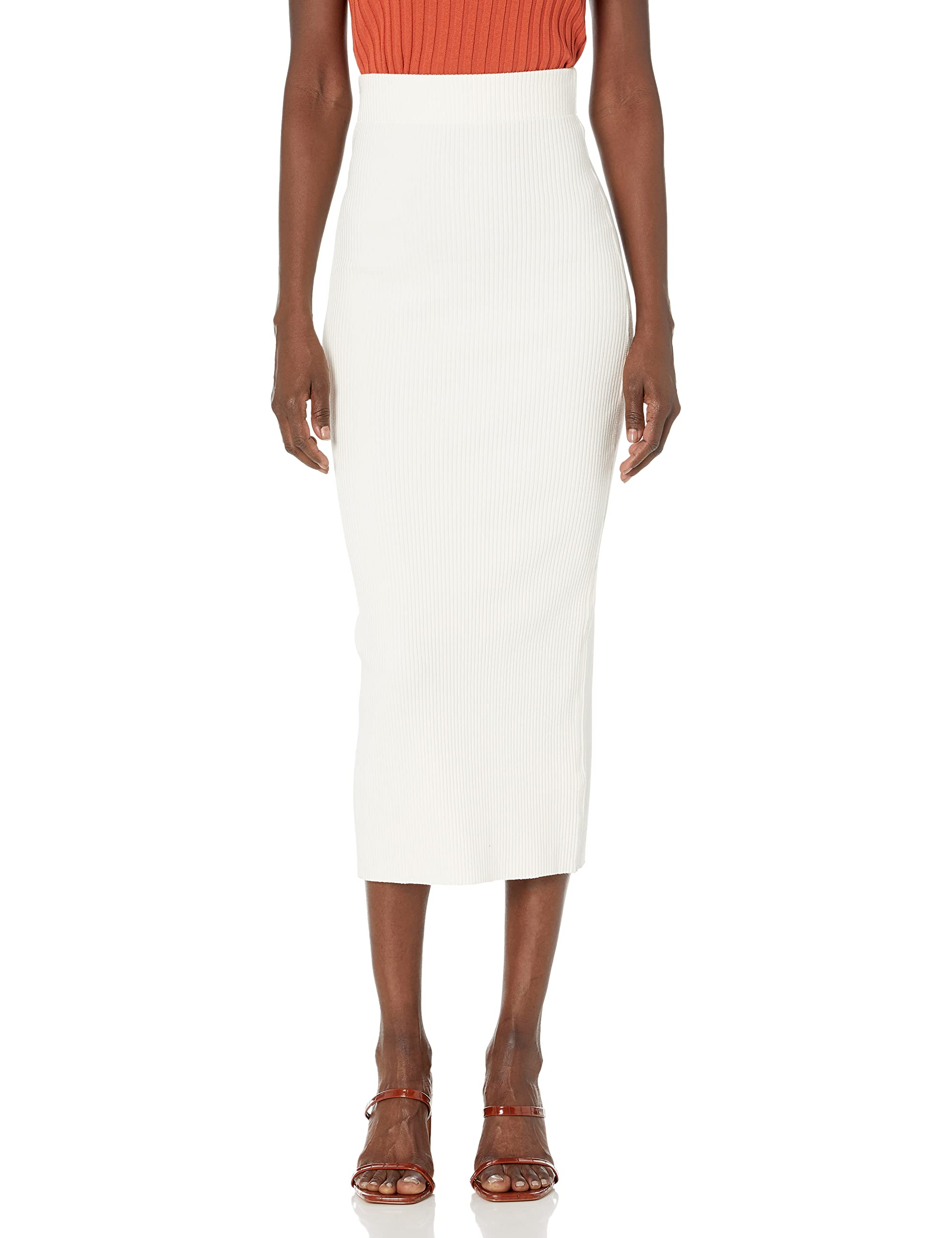 Vince Women's Slim Fit Ribbed Pencil Skirt - Stretchy Bodycon Mini Skirt for Office, Party & Date Night Outfits | Size XS-XXL