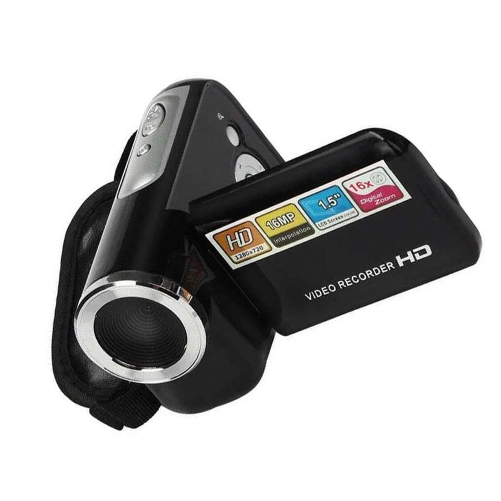 HD 1080P Video Camera for Kids & Beginners - LCD Screen Digital Camcorder for Vlogging & Travel