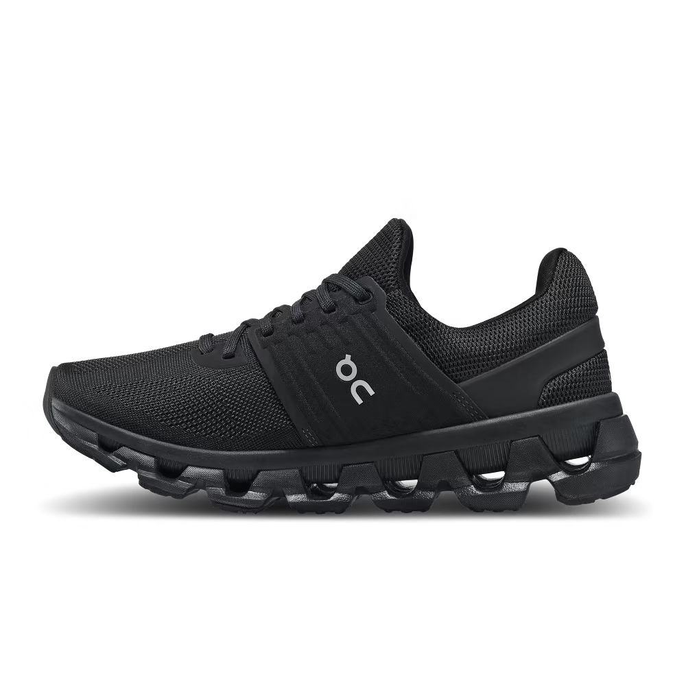 On Running Women's Cloudswift 3 AD Running Shoes - All Black | Lightweight & Cushioned for Road Running, Jogging & Gym Workouts