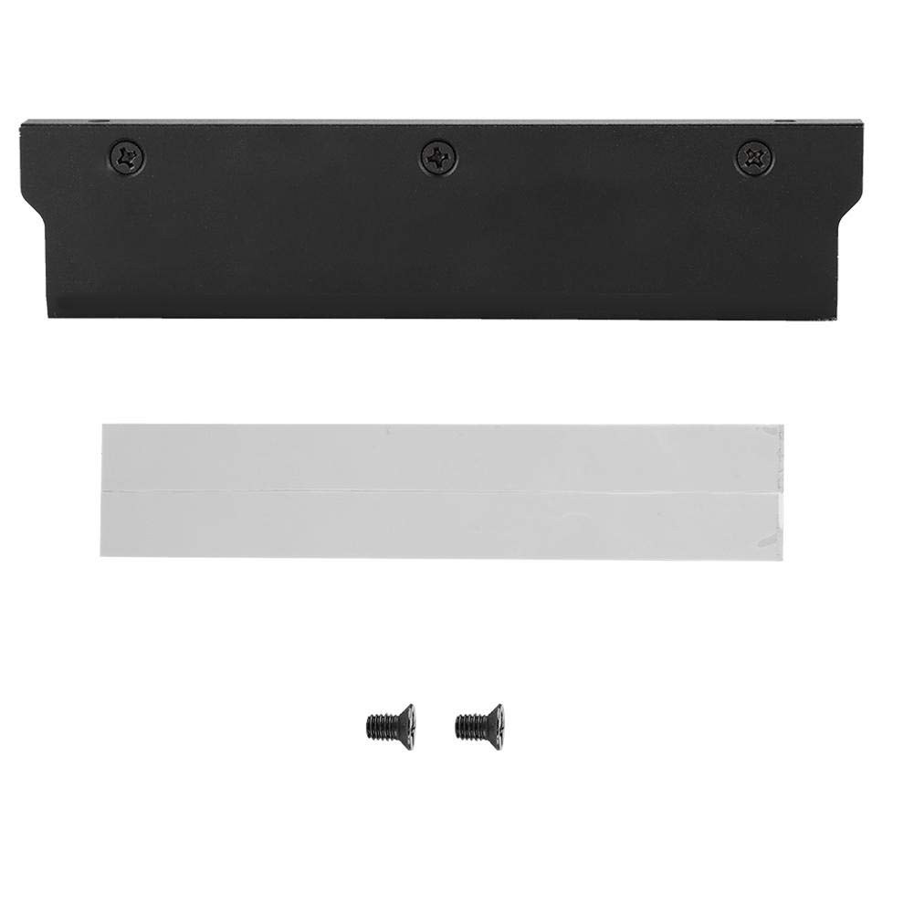 High-Performance Black Aluminum SSD Heat Sink Cooler - Easy Installation for M.2 NVMe SSD Cooling | Perfect for Gaming PCs, Workstations & Data Storage Upgrades