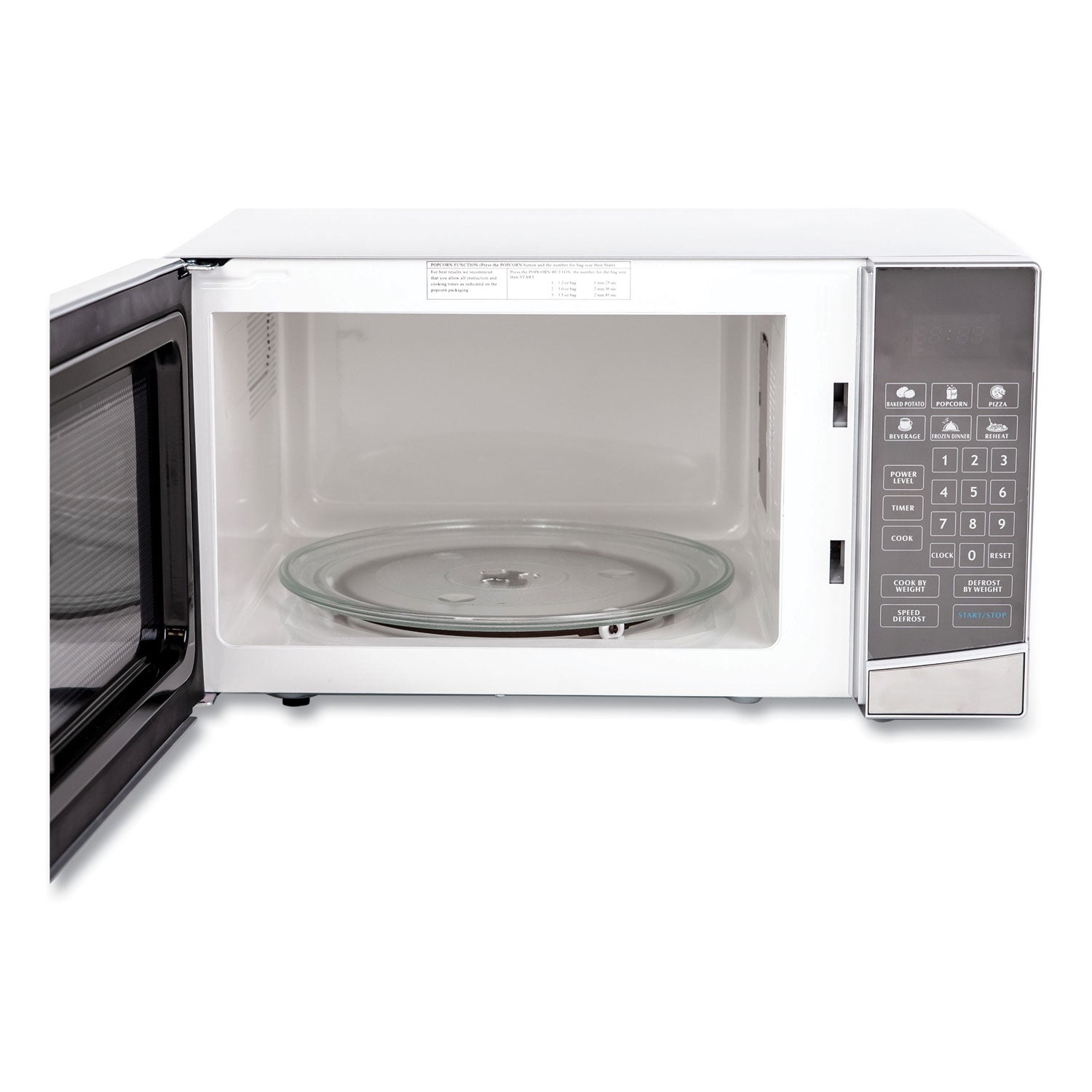 Avanti 1.1 Cu Ft Stainless Steel Microwave Oven - 1000W Countertop Microwave with Touch Controls | Perfect for Small Kitchens, Dorms & Office Break Rooms
