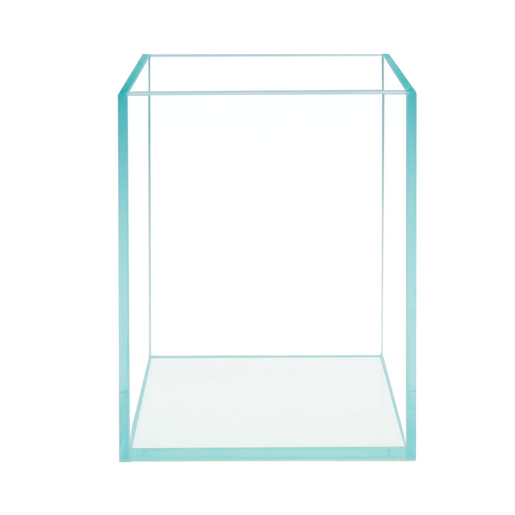 Premium Nano Tall Rimless Frameless Aquarium Tank - Ultra Clear Low Iron 5mm Glass with White Leveling Mat & Optional Lids - Perfect for Home Office Desktop, Zen Decor, Betta Fish, Shrimp & Nano Aquatic Ecosystems