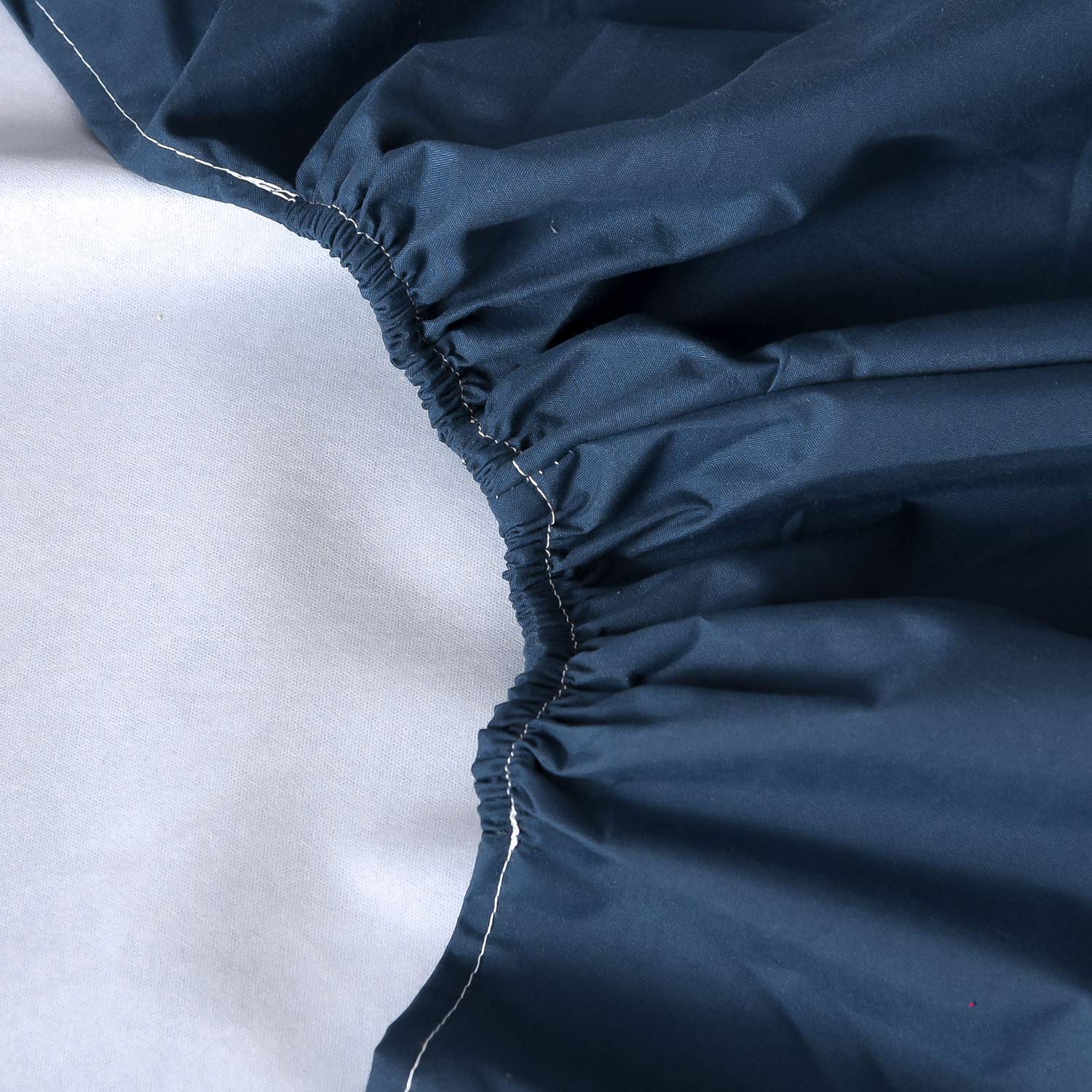 Blue Waterproof Fitted Sheet Full Size - Deep Pocket 15