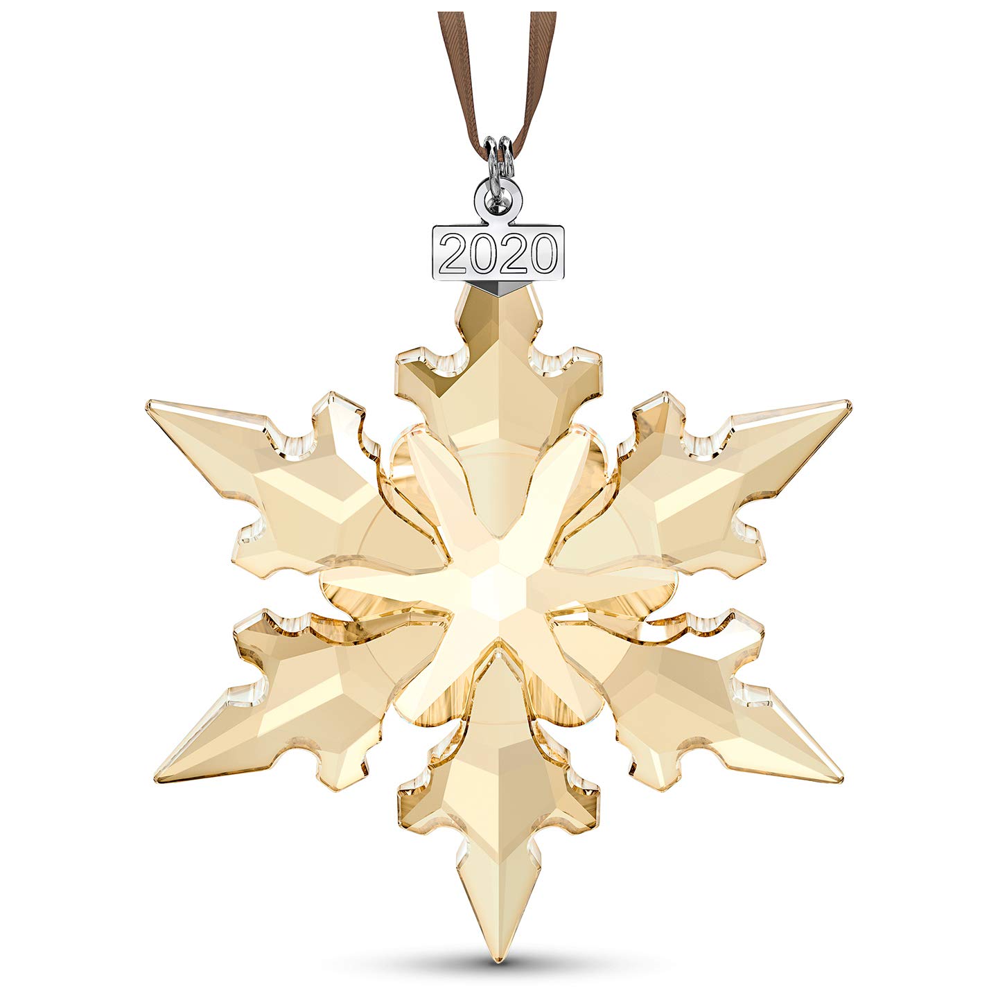 Swarovski 2020 Annual Edition Festive Christmas Ornament - Gold One Size - Perfect for Holiday Tree Decor, Gift Giving & Collectibles