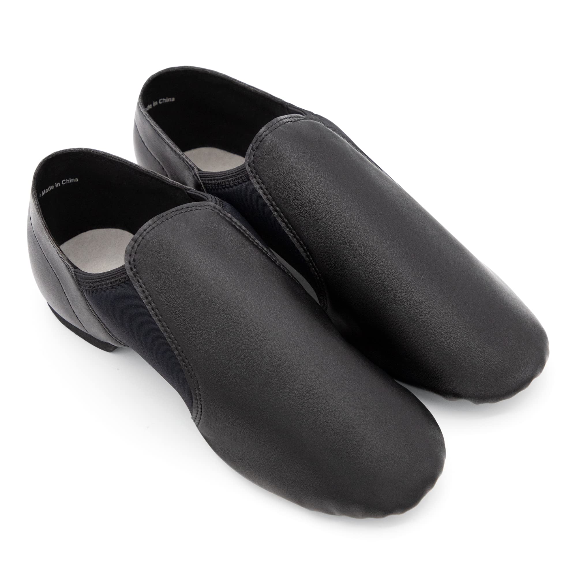 Best Women's Jazz Dance Shoes - Slip-On Leather Comfort for Ballet, Tap & Modern Dance | Perfect for Performances, Practice & Studio Classes