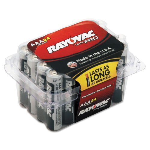Ultra Pro Alkaline AAA Batteries - 24 Pack - Long Lasting Power for Toys, Remote Controls, Flashlights & More