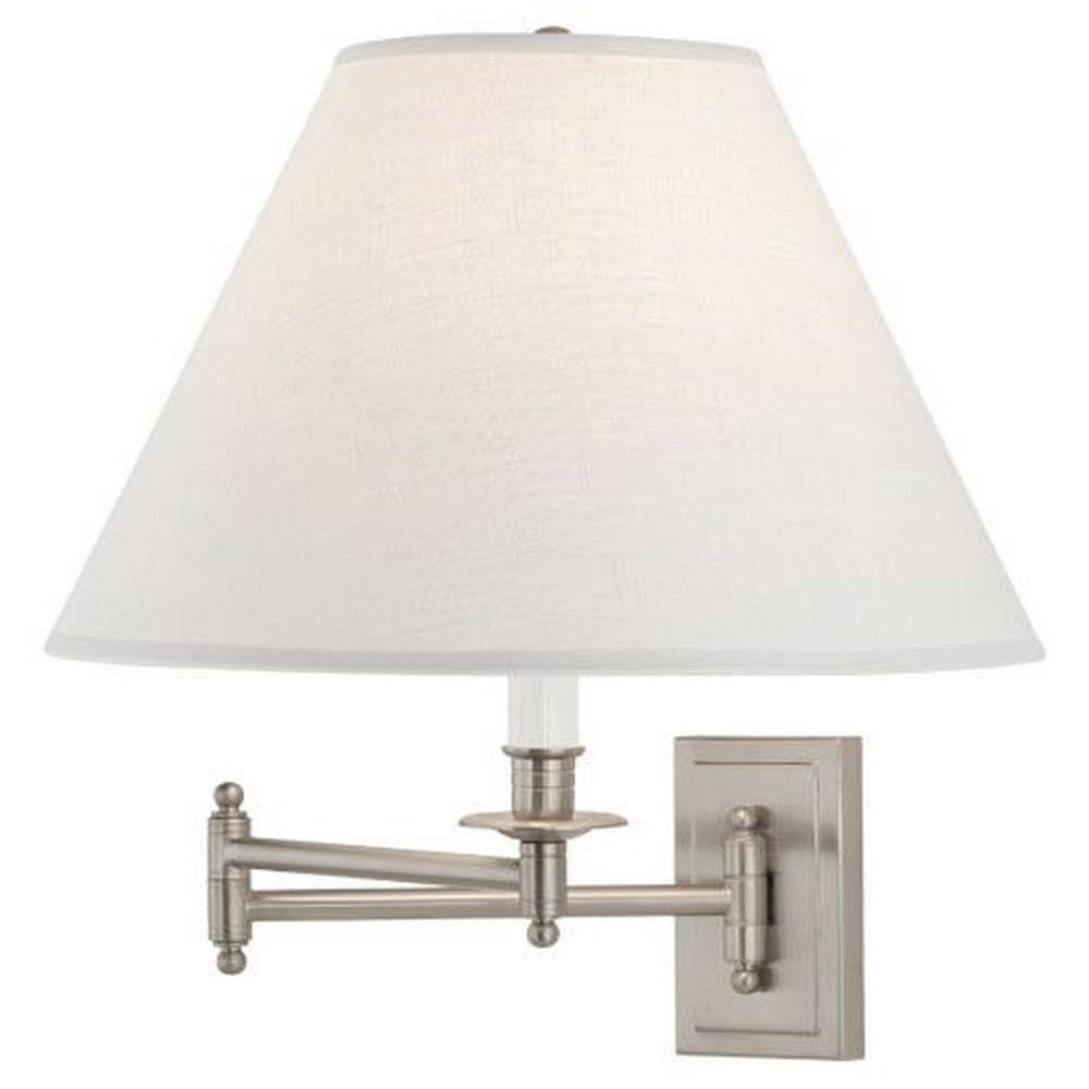 Robert Abbey B1504 ALT One Light Swing Arm Wall Sconce - Modern Adjustable Wall Lamp for Bedroom, Living Room & Office - Perfect for Reading, Task Lighting & Home Decor