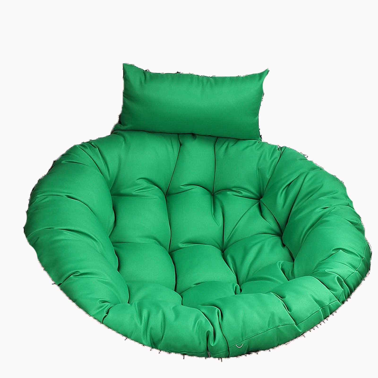 **Thick Waterproof Hammock Chair Cushion with Nest Back Pillow – Large Seat Pad for Hanging Egg Swing Chairs – Indoor & Outdoor Use for Patio, Yard, Garden (120cm, Chair Not Included) – Perfect for Relaxing, Lounging & Reading**