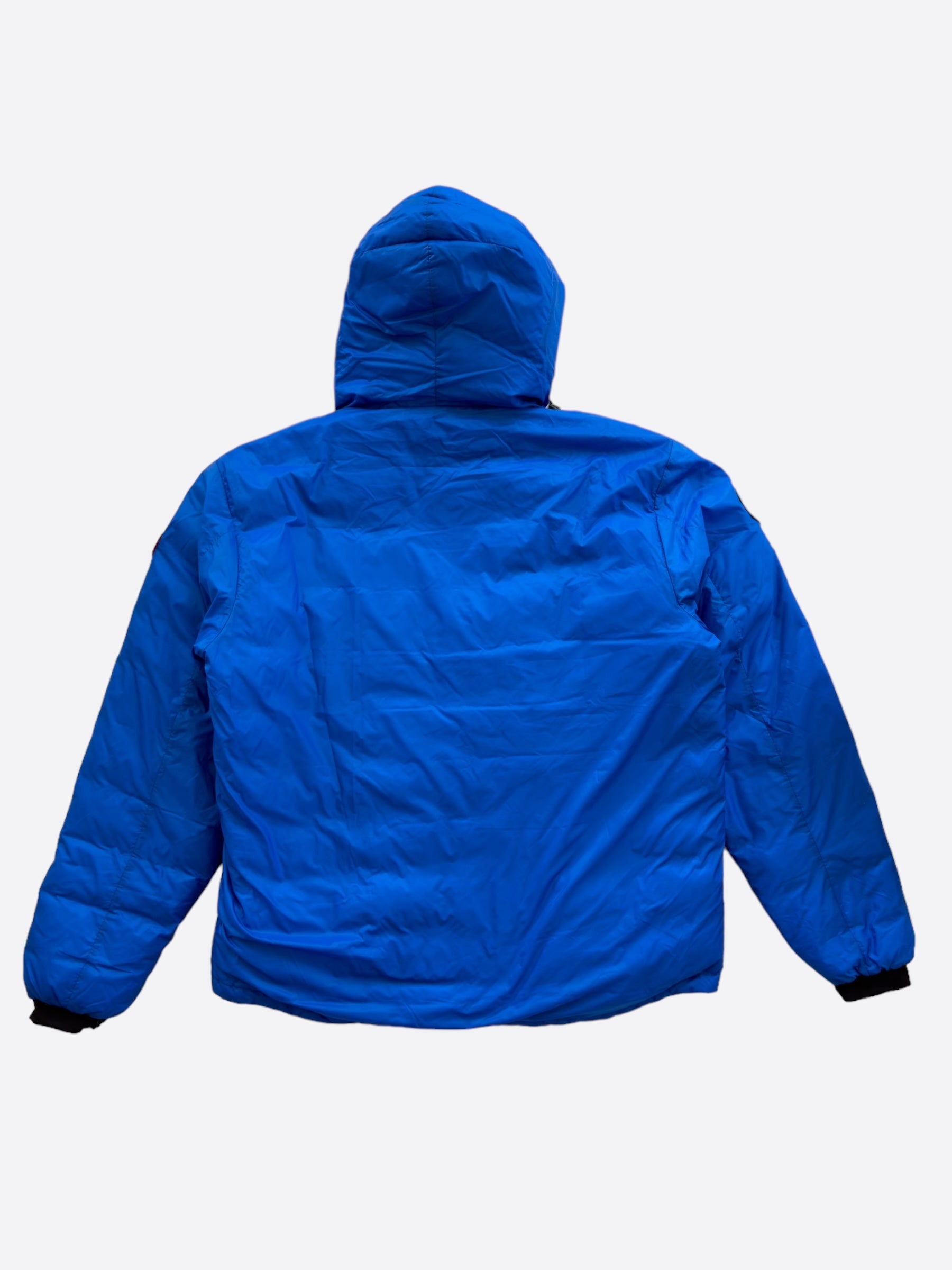 Canada Goose Blue PBI Lodge Hoody Men's Jacket - Waterproof Winter Coat for Outdoor Activities & Extreme Cold Weather