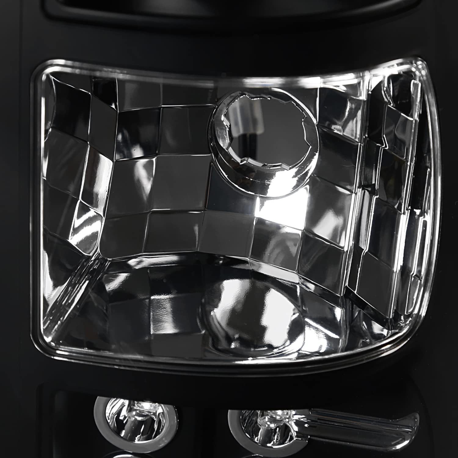 Spec-D Tuning Black Housing Clear Lens LED Tail Lights for 2007-2012 Chevy Avalanche - Left & Right Pair Assembly - Enhanced Visibility & Style for Night Driving & Custom Car Upgrades