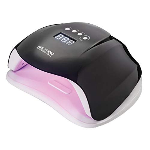 Professional 60W UV LED Nail Lamp for Gel Polish, Acrylics & Semi-Permanent Nails - LCD Display with Timer - Perfect for Home Manicure, Salon Nail Art & Nail Reconstruction