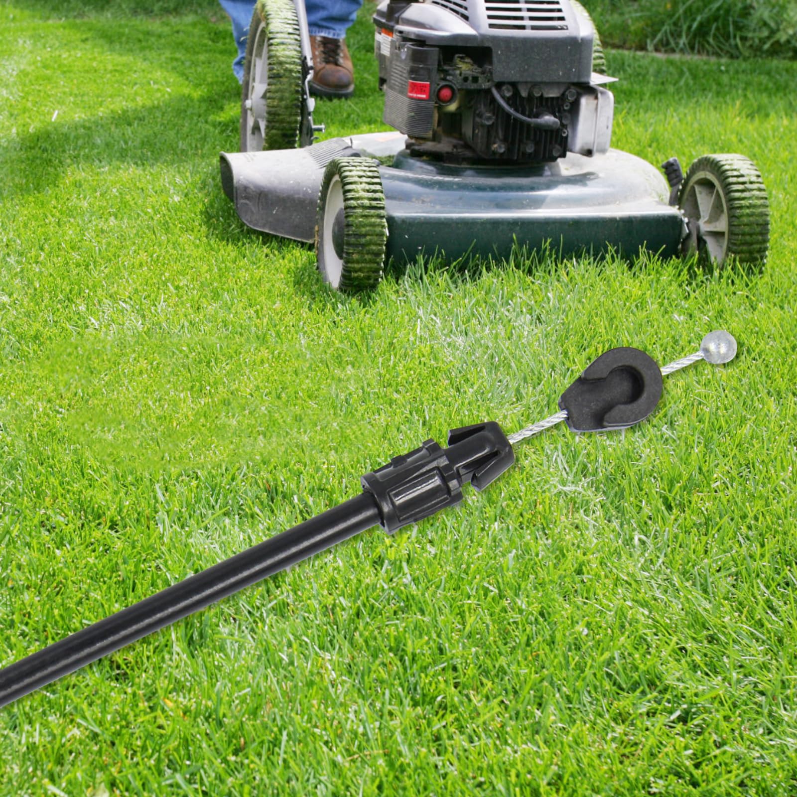 **Deck Engagement Clutch Cable for AYP Husqvarna Poulan Roper Craftsman Lawn Mowers - Compatible with Models 169676, 175067, 532175067, 532169676, 21547184 - 42