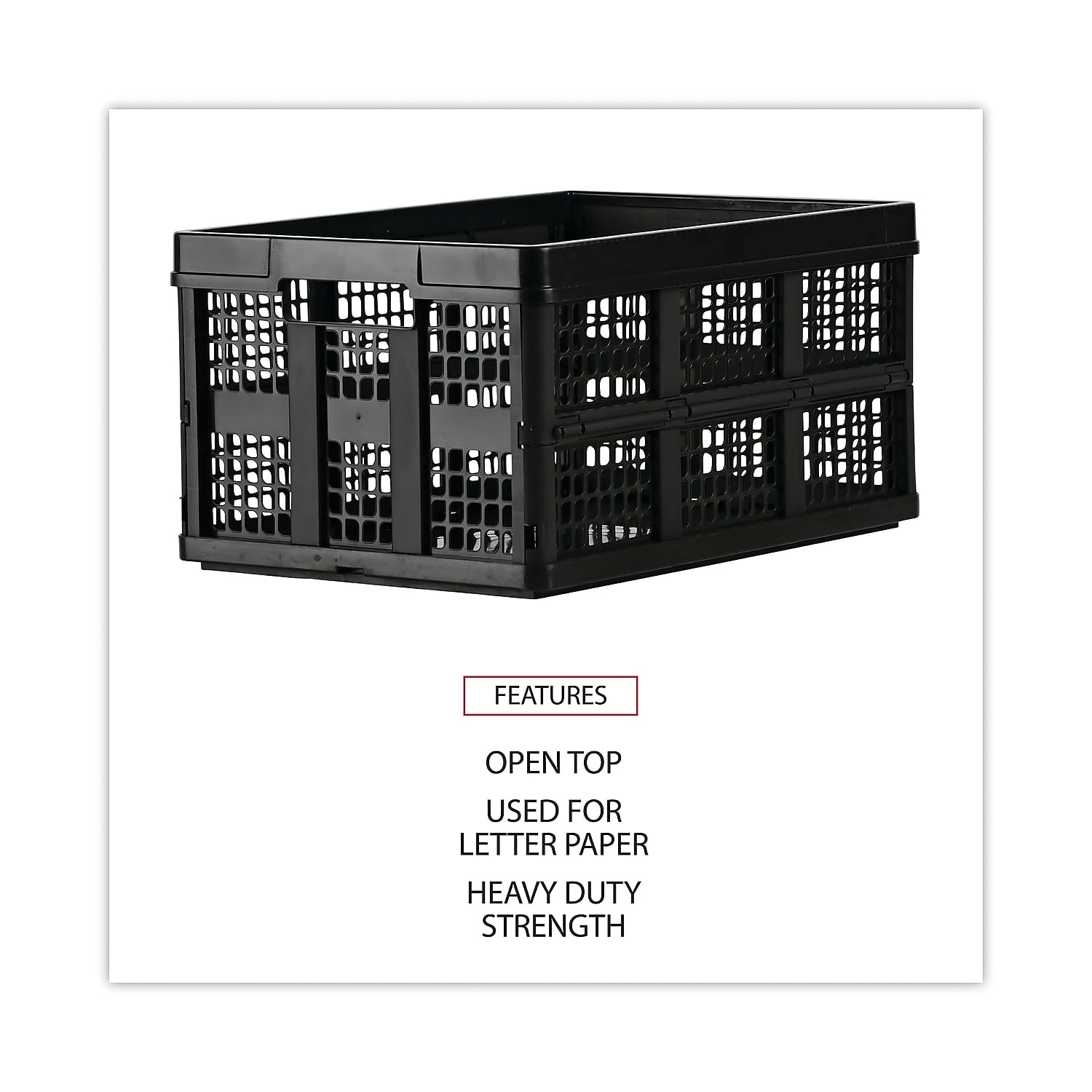 UNVSL UNV40015 File Storage Box - Organize Documents, Office Supplies & Home Essentials - Perfect for Office, Home & School Organization