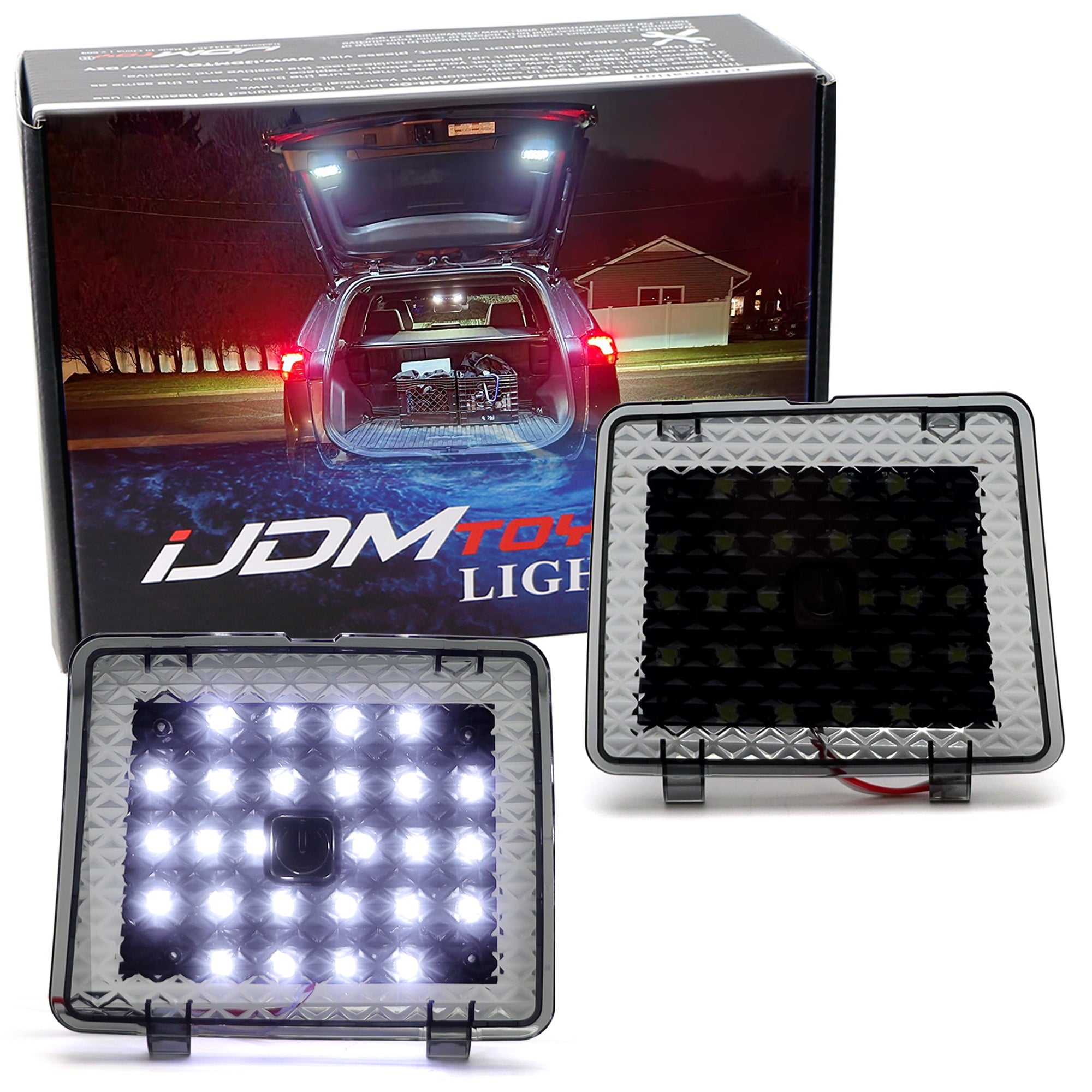 2022+ Toyota RAV4 LED Rear Hatch Door Tailgate Overhead Light Kit - Bright Interior Lighting for Nighttime Cargo Access & Camping