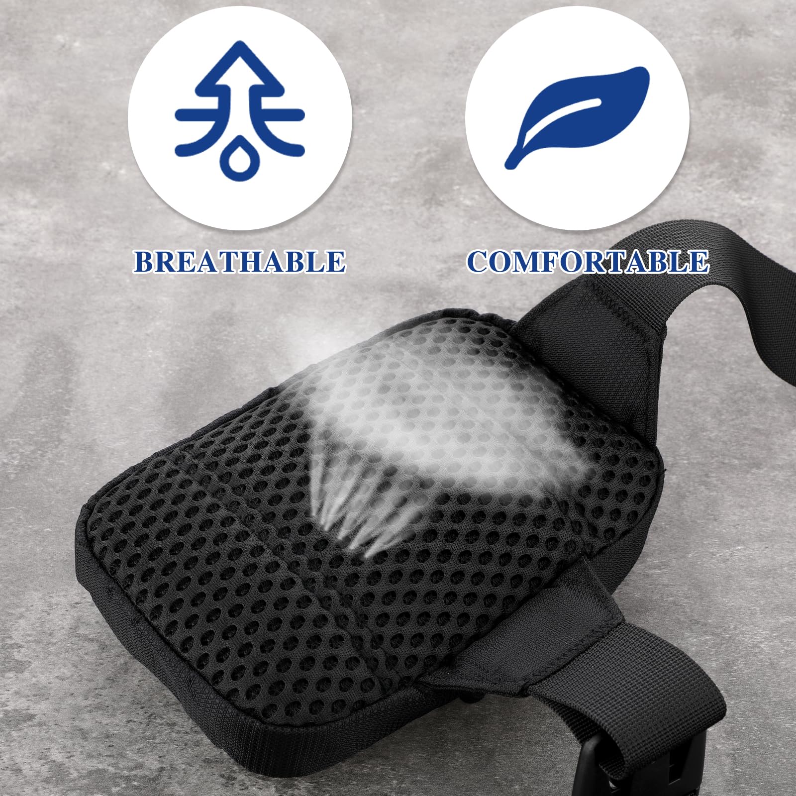 **Waterproof Mini Sling Bag for Men & Women - Small Crossbody Chest Bag with Extended Strap & Dual Pockets - Trendy Casual Fanny Pack for Travel, Hiking, Workout, Gym & Everyday Use - Perfect Gift Idea**