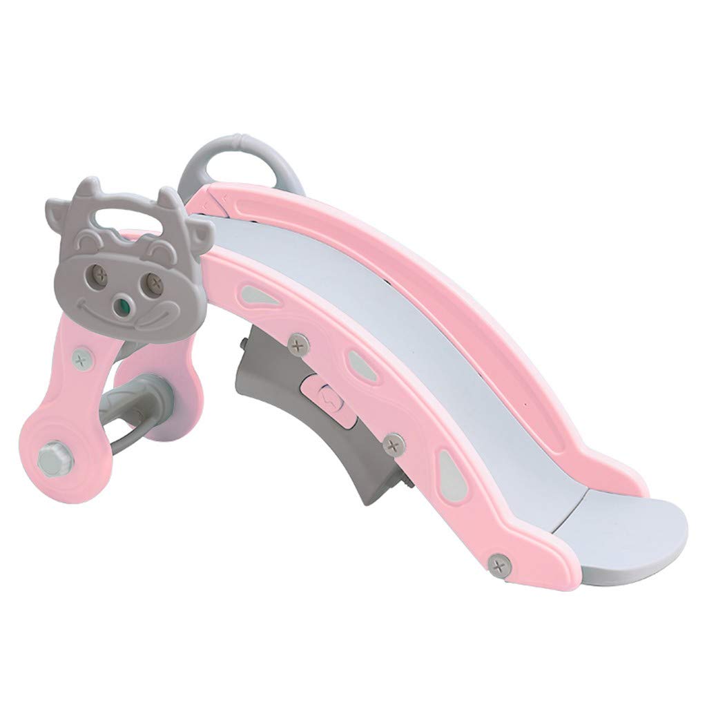2-in-1 Kids Rocking Horse & Climbing Toy - Indoor/Outdoor Toddler Activity Set for Backyard Play (Pink, One Size) - Perfect for Birthday Gifts & Early Childhood Development