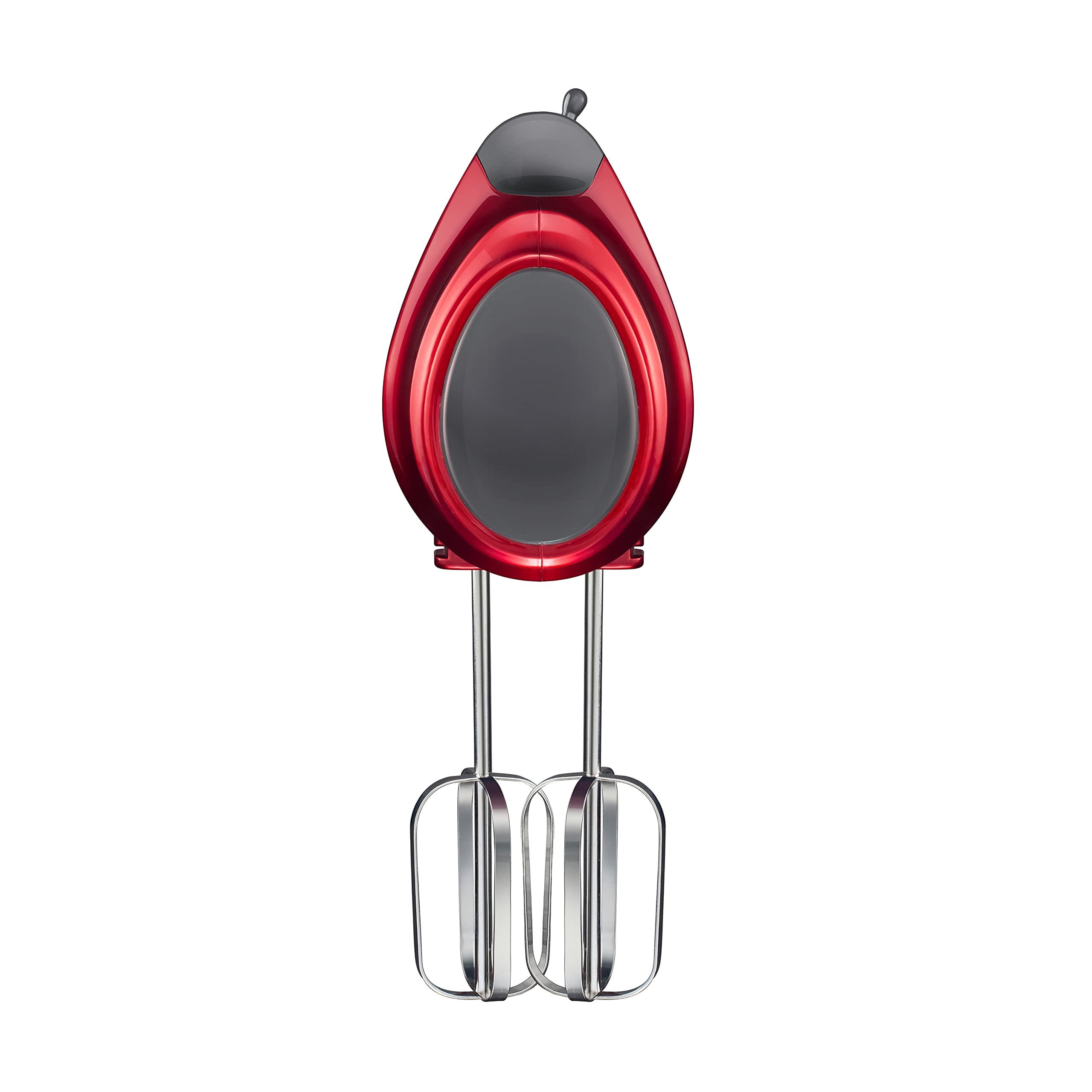 Electric Hand Mixer with Flat Bottom - 5-Speed Portable Handheld Mixer for Baking, Cake, Dough - Includes Dough Hooks for Thick Batters - Perfect for Home Kitchen, Professional Bakeries & Holiday Cooking