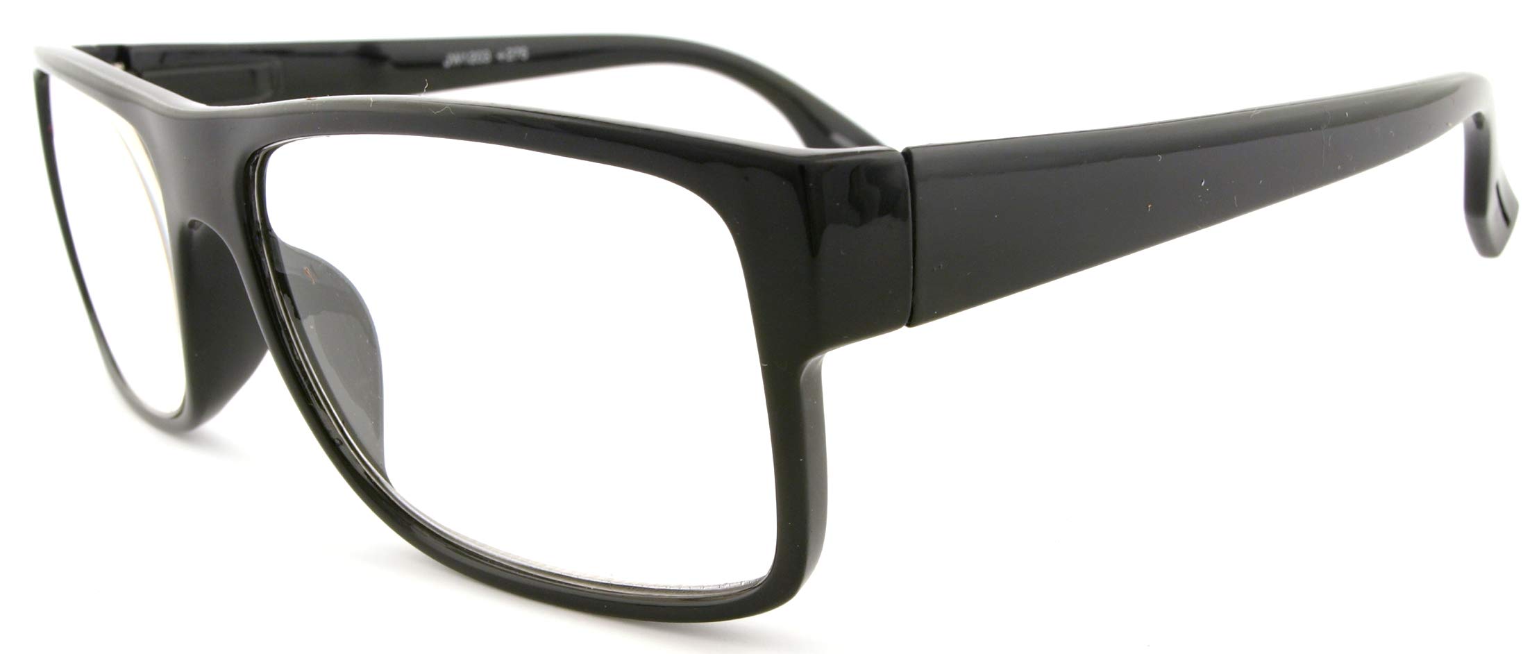 Rectangular Spring Hinge Reading Glasses for Men - JW1203 - Lightweight Comfortable Eyewear for Reading, Working & Computer Use