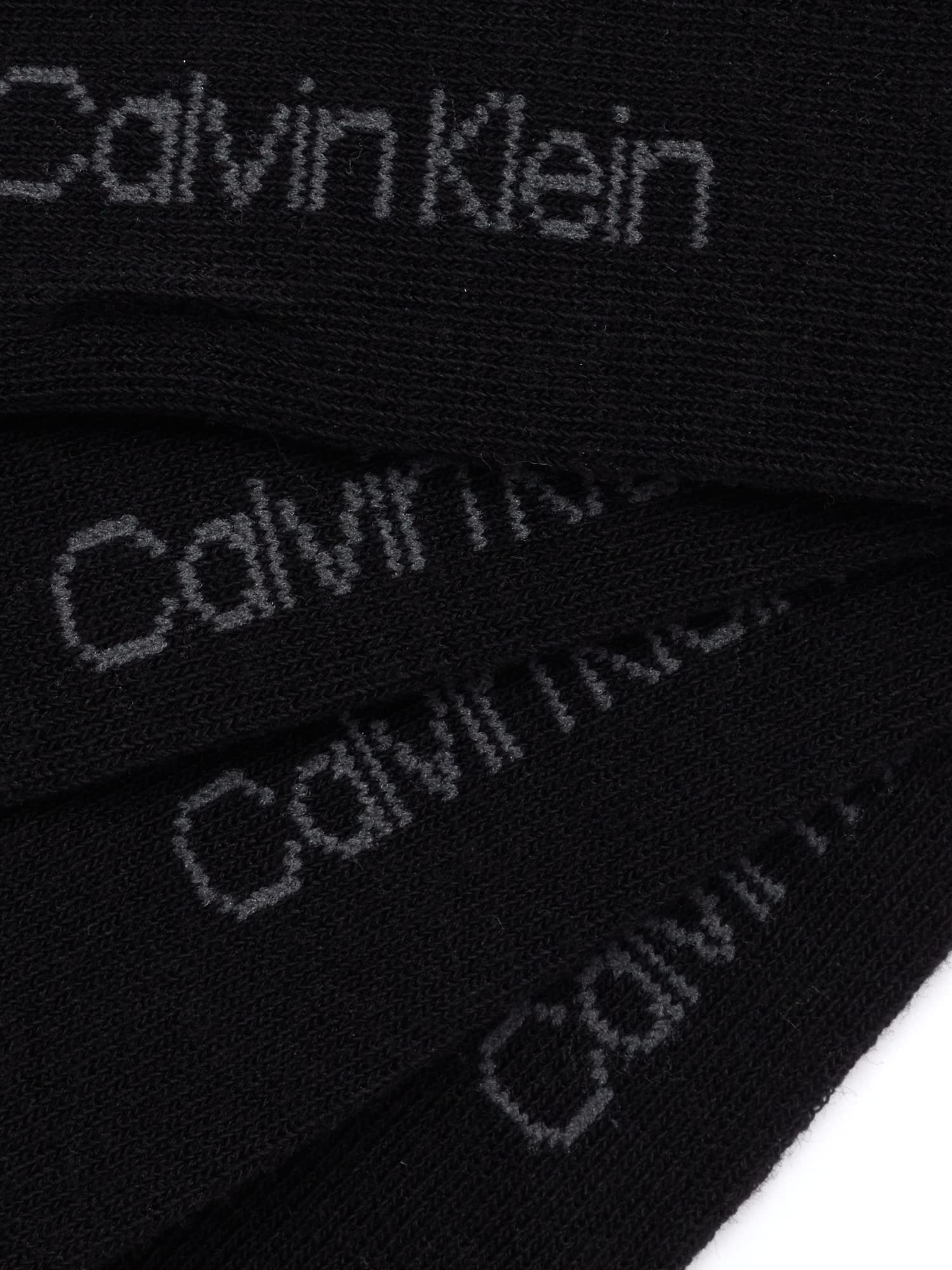 Calvin Klein Men's Crew Socks 4-Pack - Lightweight Combed Cotton Blend Dress Socks for Men Size 7-12 - Breathable Everyday & Formal Socks for Work, Office & Dress Shoes