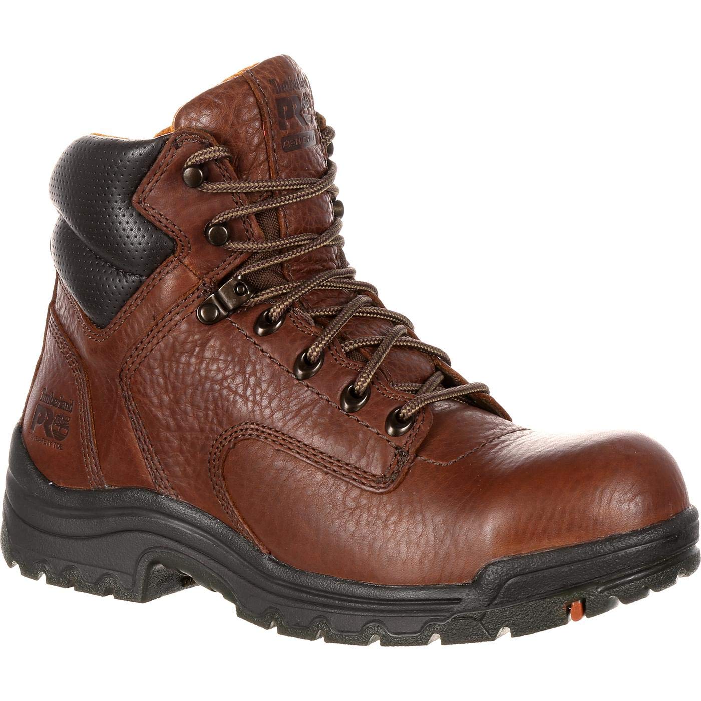 Timberland PRO Women's TiTAN 6 Inch Alloy Safety Toe Work Boots - Waterproof Steel Toe Industrial Shoes for Construction, Warehouse & Outdoor Work