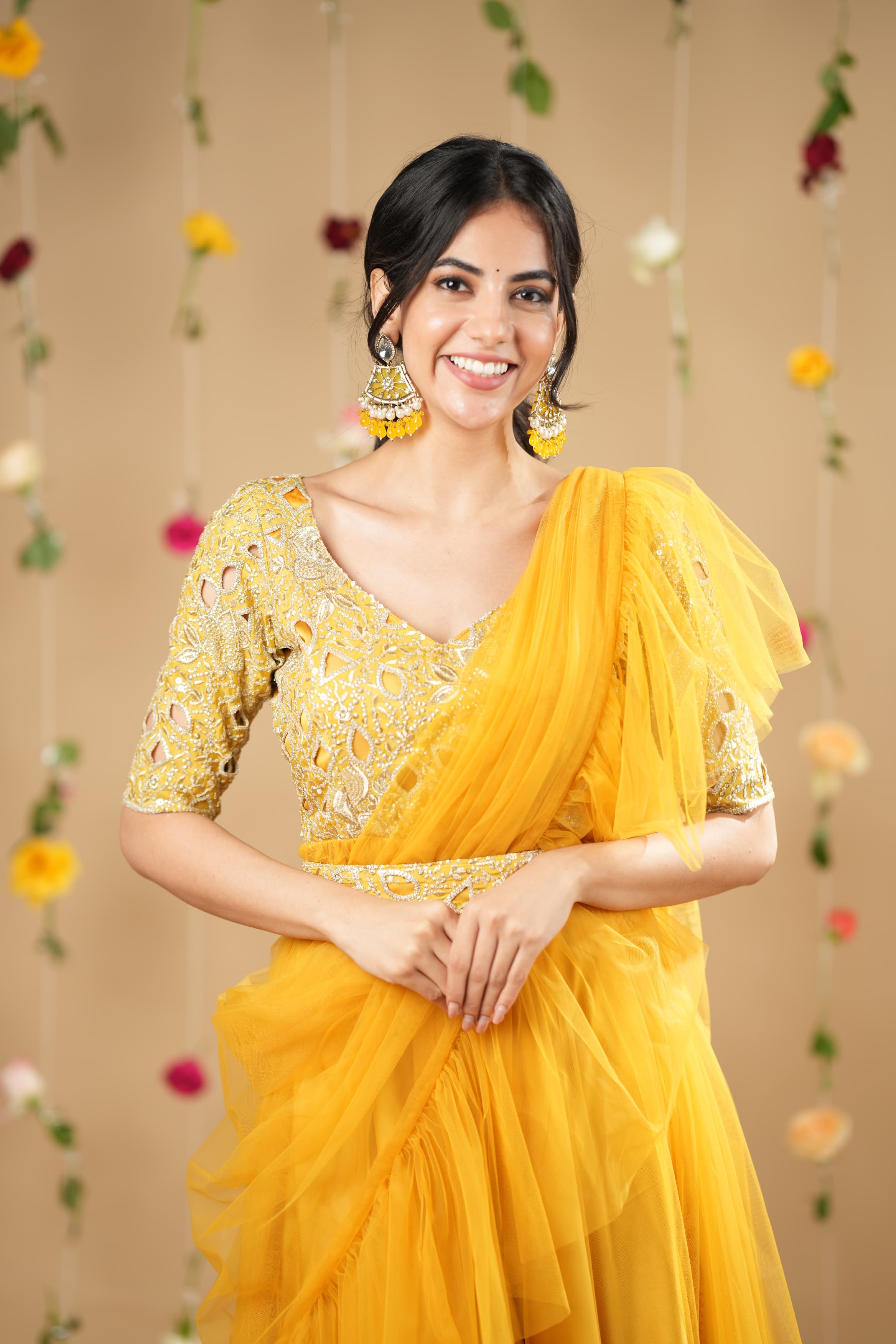 Shravani Premium Designer Drapewear - Elegant Saree for Women | Perfect for Weddings, Parties & Special Occasions