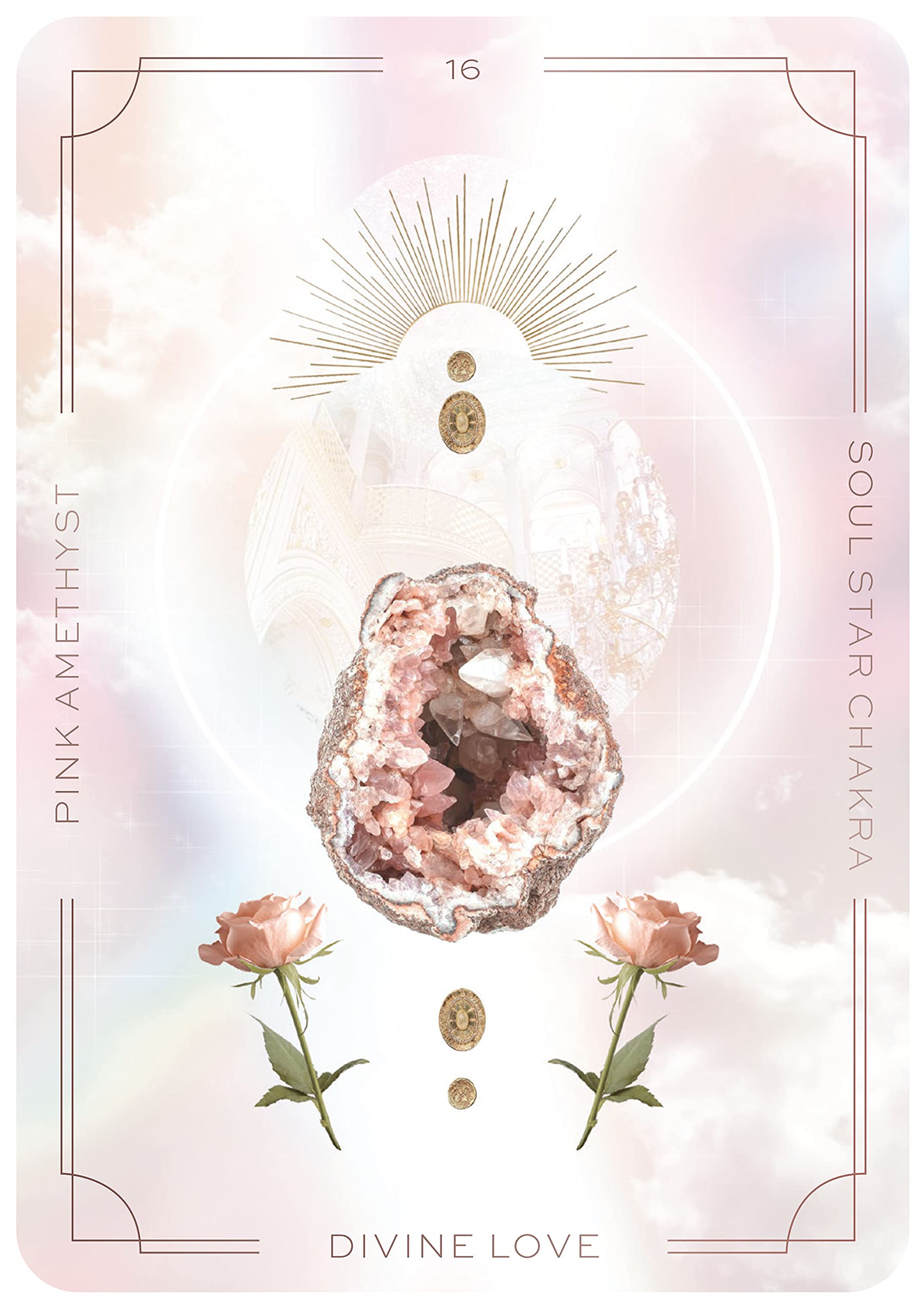 Astral Realms Crystal Oracle Deck - 78 Mystical Cards for Divination, Spiritual Guidance & Meditation | Perfect for Tarot Readers, Psychics & Energy Healers