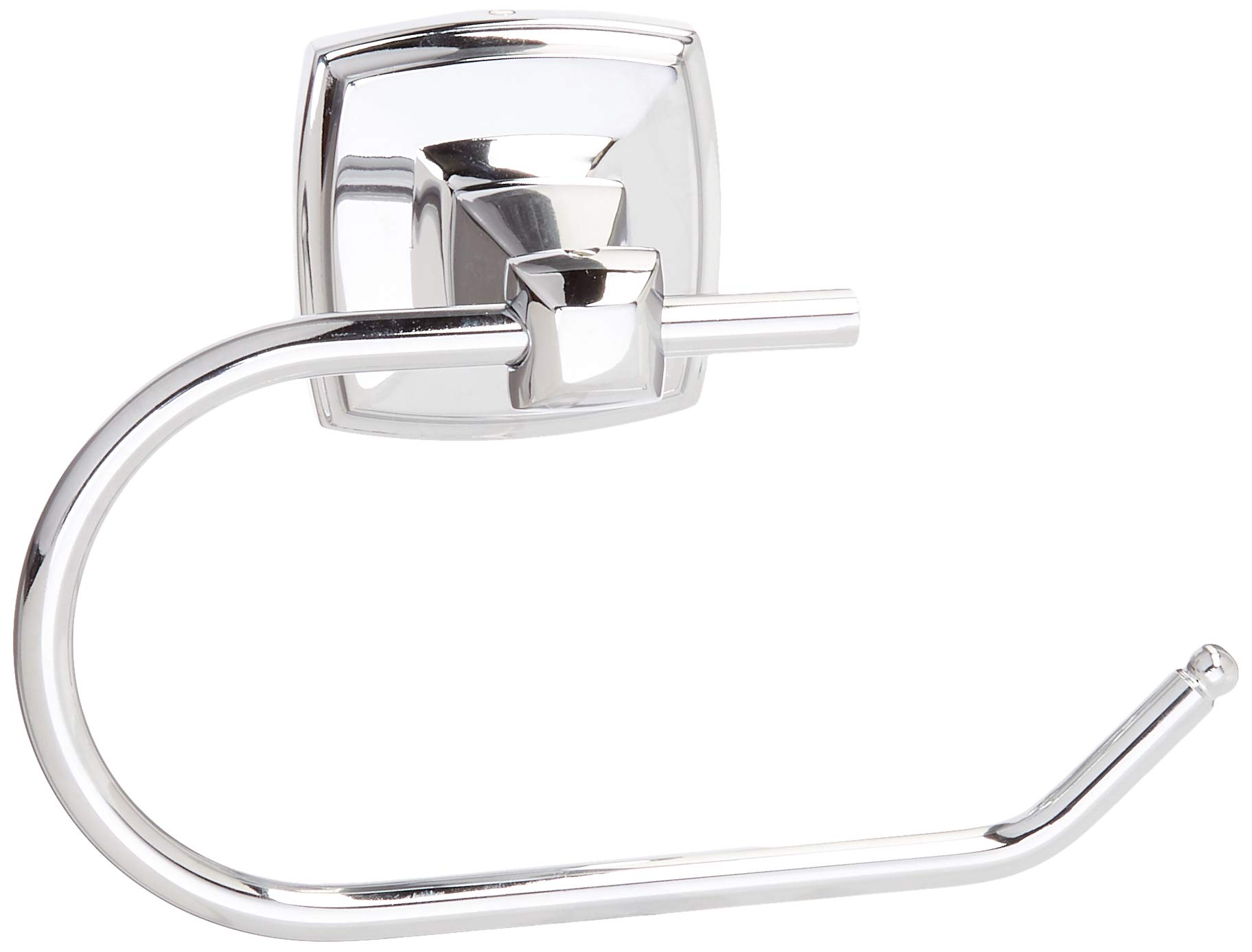 Delaney Hardware 588106 Euro Paper Holder 800 - Premium Polished Chrome Toilet Paper Stand for Modern Bathroom & Restroom Decor