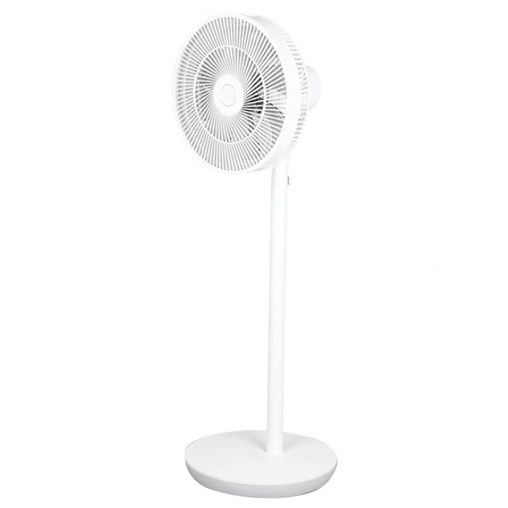 ZAJ Smart Pedestal Fan with Voice Control - 12 Speed Quiet Oscillating Standing Fan for Home, Office & Bedroom - Portable White Tower Fan for Cooling & Air Circulation - Perfect for Summer, Work Spaces & Nighttime Use