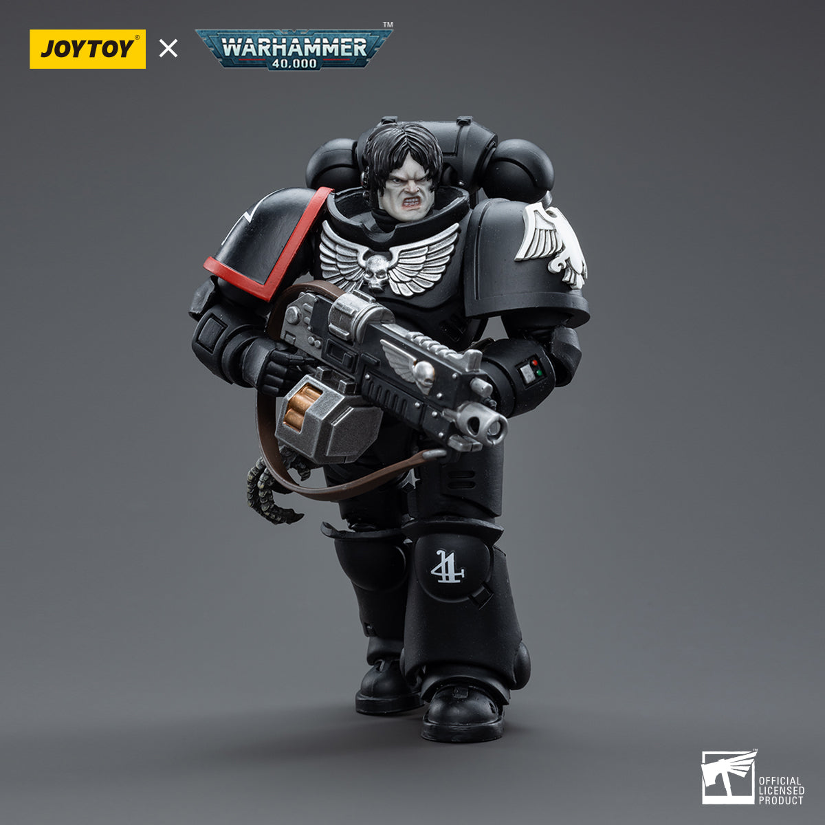 JOYTOY 1/18 Scale Warhammer 40K Raven Guard Intercessors Action Figure Set (4pcs) - Perfect for Collectors, Tabletop Gaming & Display