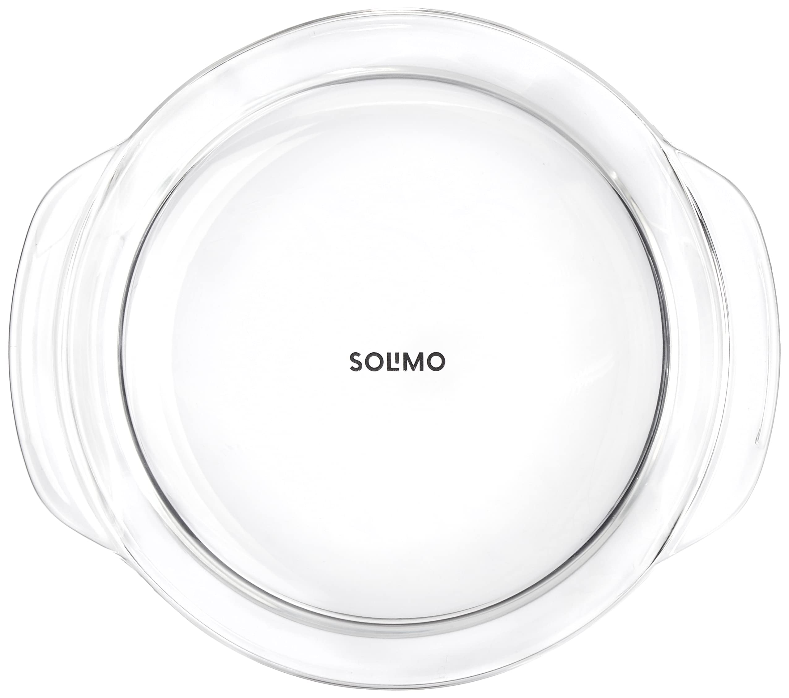 Solimo Borosilicate Glass Casserole & Serving Bowl Set with Lid - 2-Piece (1000ml & 1500ml) Oven & Microwave Safe - Perfect for Baking, Roasting, Meal Prep & Entertaining