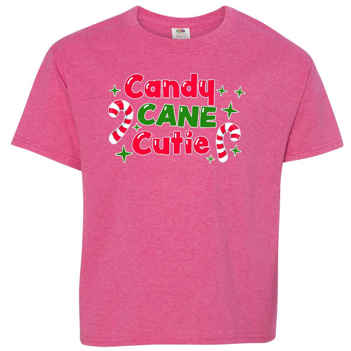 Inktastic Christmas Candy Cane Cutie Youth T-Shirt - Festive Holiday Graphic Tee for Kids & Teens | Perfect for Christmas Parties, Family Gatherings & Holiday Photos