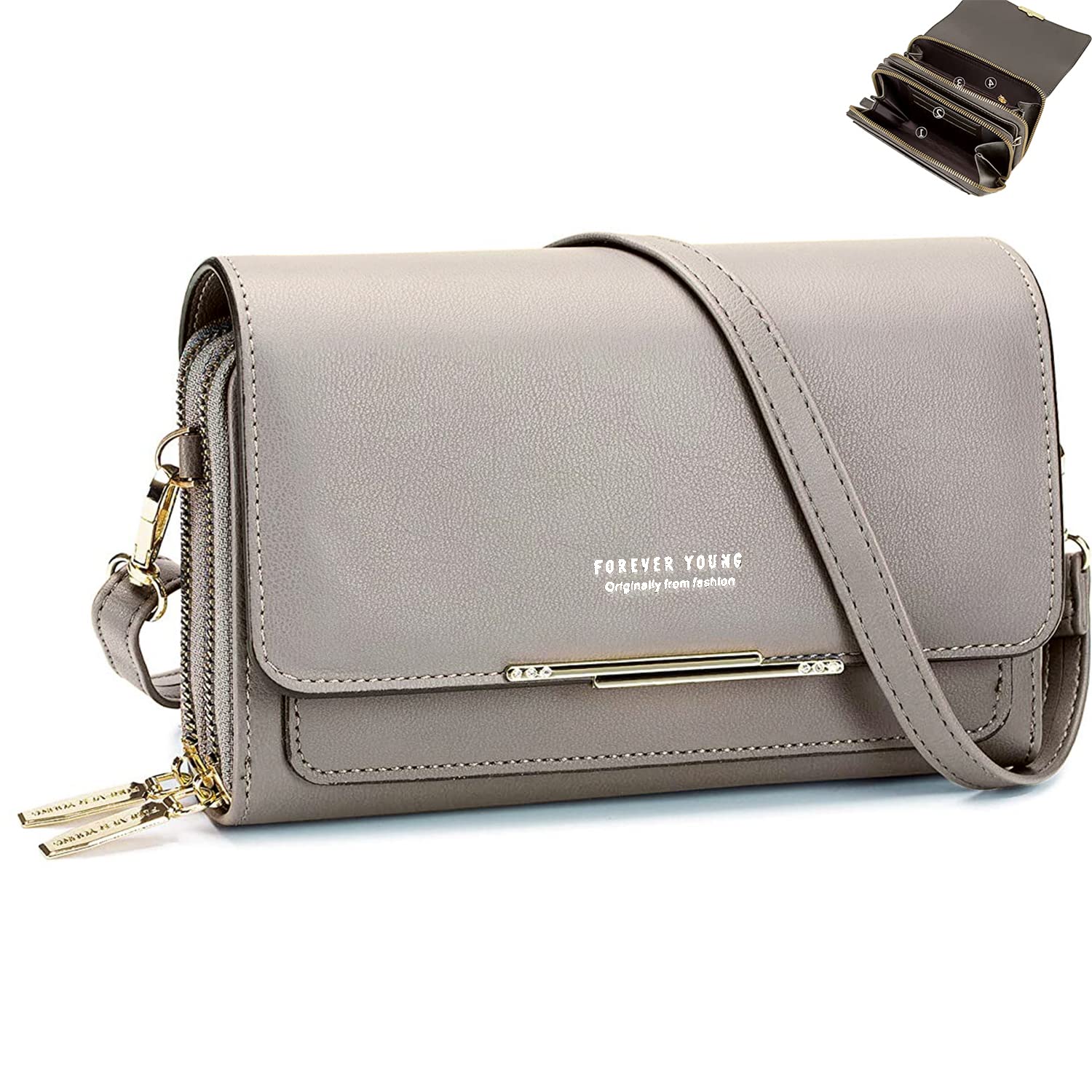 Weilan Women's Small Crossbody Shoulder Bag - Stylish Phone Purse with Card Holder & Wallet - Perfect for Travel, Shopping and Everyday Use