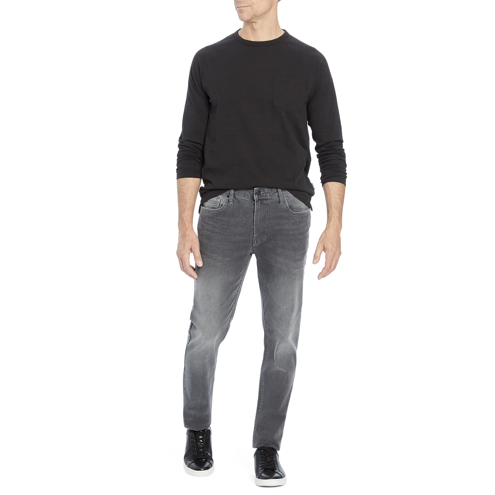 Kenneth Cole Men's Slim Fit Stretch Jeans with Repreve Recycled Polyester | Comfortable & Stylish Denim Pants for Casual Wear & Office Outfits