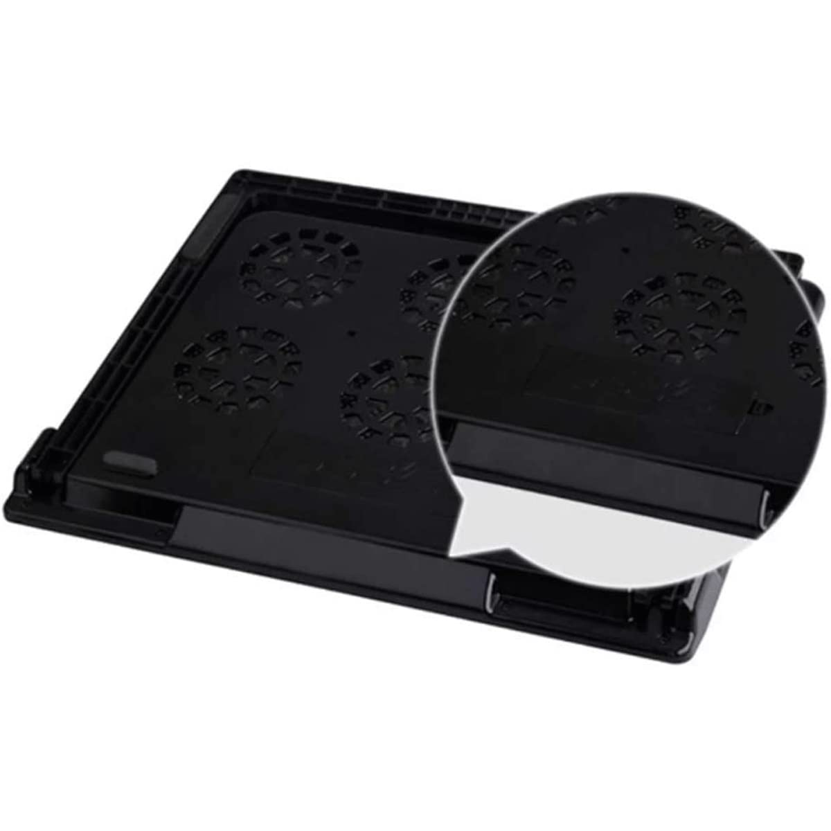 6-Fan USB Laptop Cooling Pad with Adjustable Stand for 17-inch Notebooks | Blue | Perfect for Gaming, Office Work & Overheating Prevention