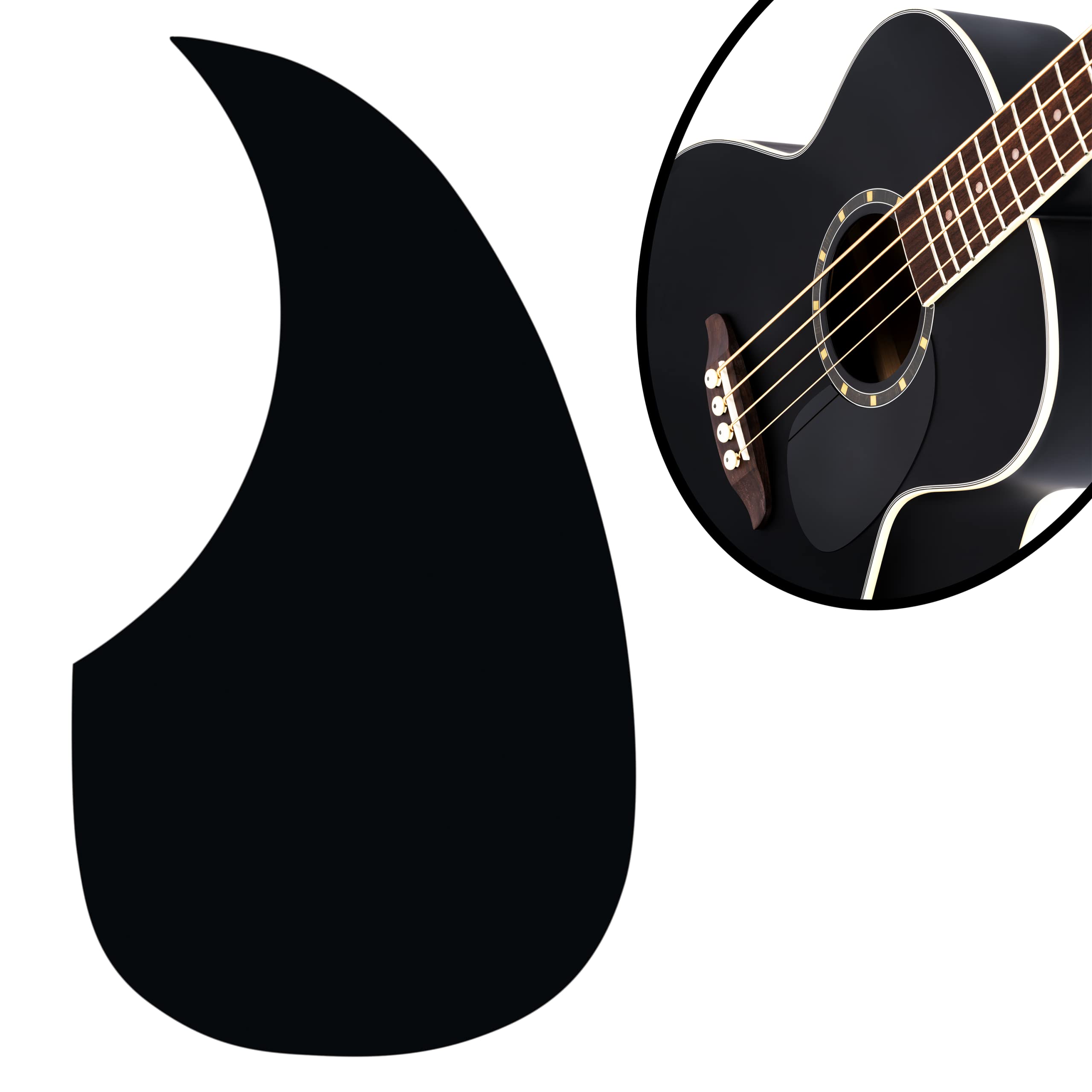 Ortega 4-String Acoustic Bass Guitar - Professional Quality for Live Performances, Studio Recording & Music Practice