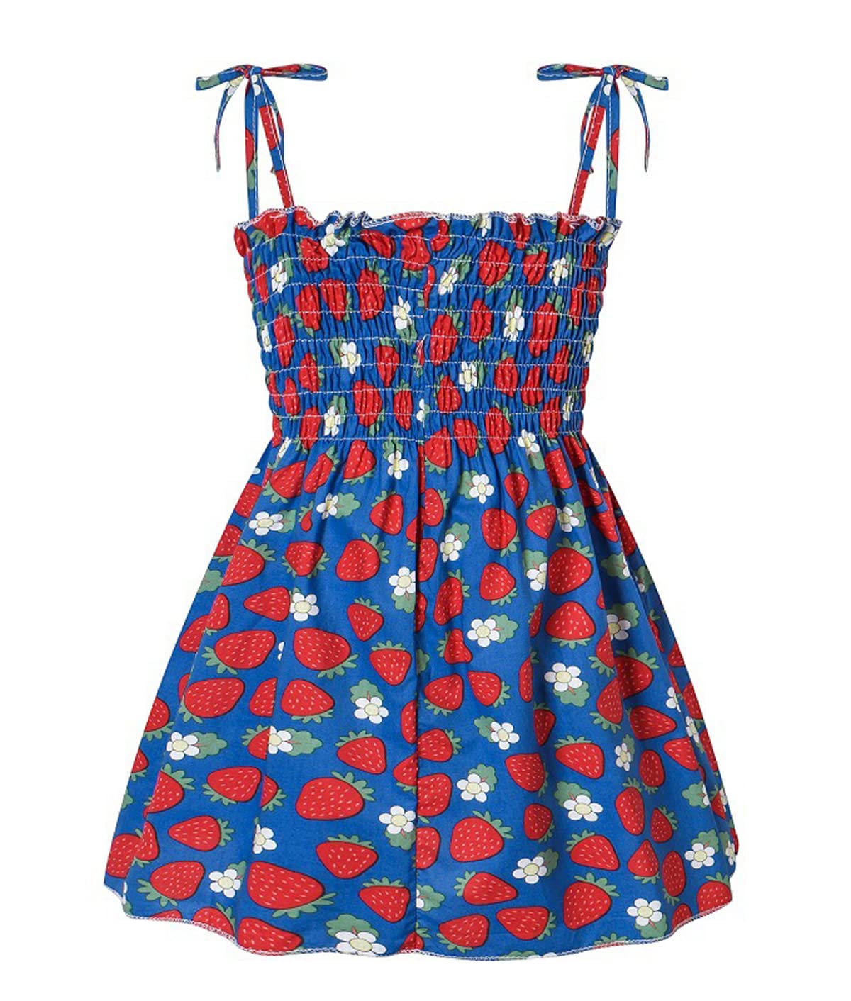 Symunnia Toddler Baby Girl Dresses - Sleeveless Spaghetti Strap Floral Princess Sundress for Summer | Playdate, Beach, Birthday Party Outfits