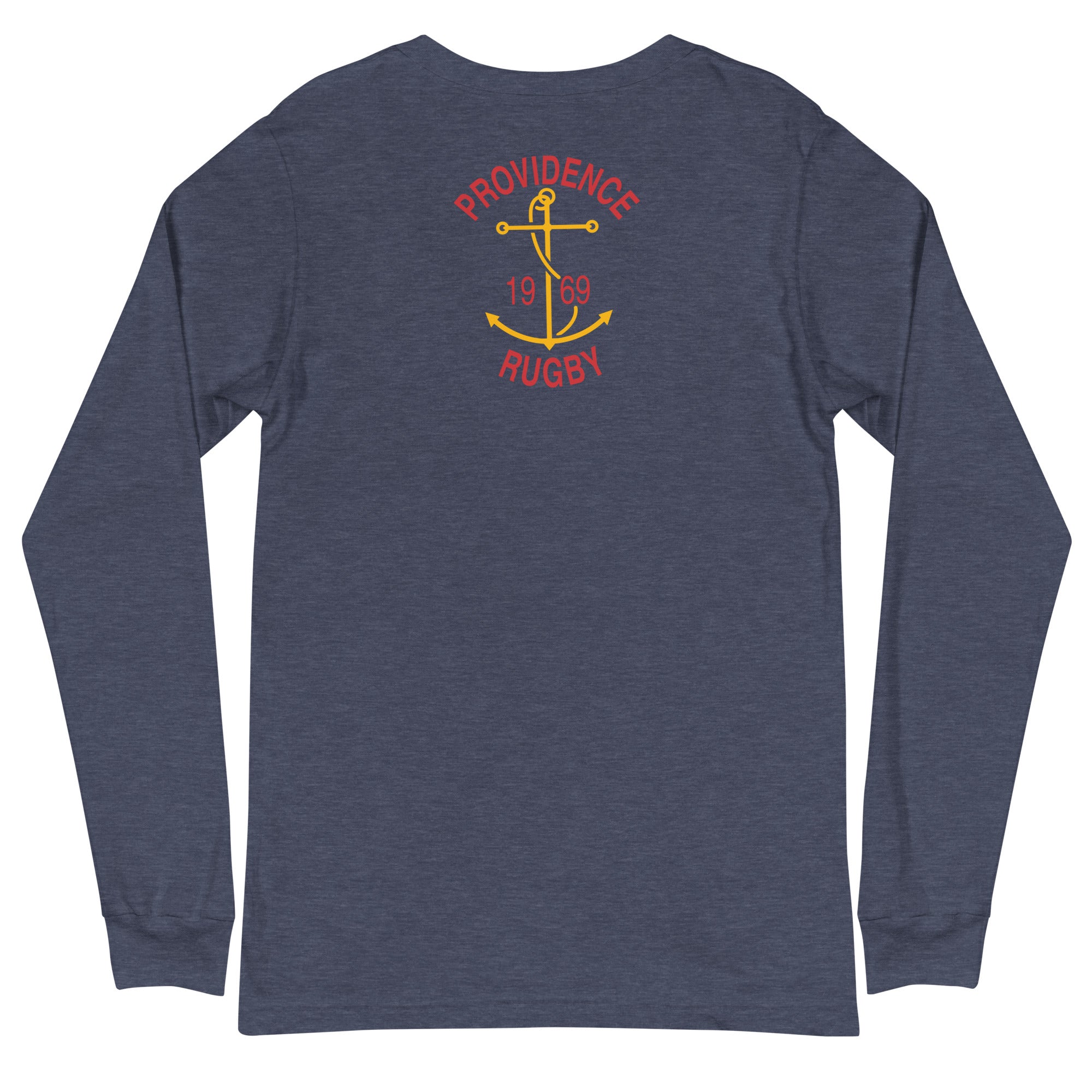Providence RFC Long Sleeve Social T-Shirt - Comfortable Cotton Rugby Shirt for Men - Perfect for Casual Wear, Sports & Team Events