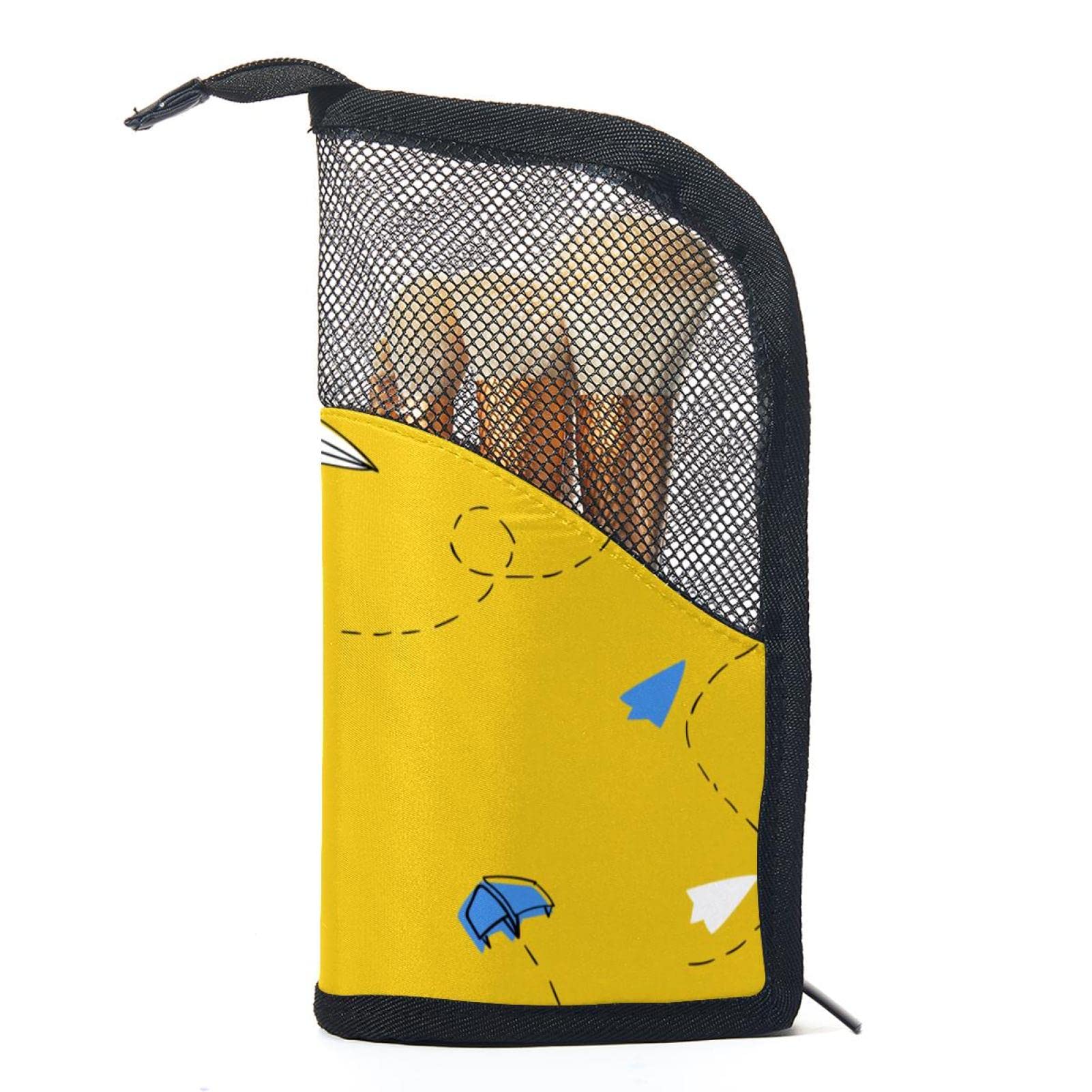 12-Piece Makeup Brush Organizer Bag with Portable Holder Case - Waterproof Travel Cosmetic Brush Storage for Professional Artists & Beginners - Perfect for Travel, Home Vanity & Salon Use