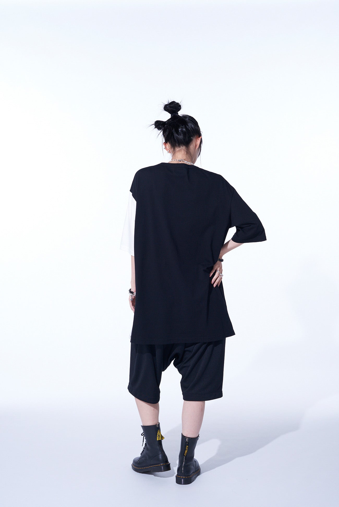 Color Switched Layered T-Shirt for Women - Trendy Fashion Tee for Casual Wear, Street Style & Everyday Outfits