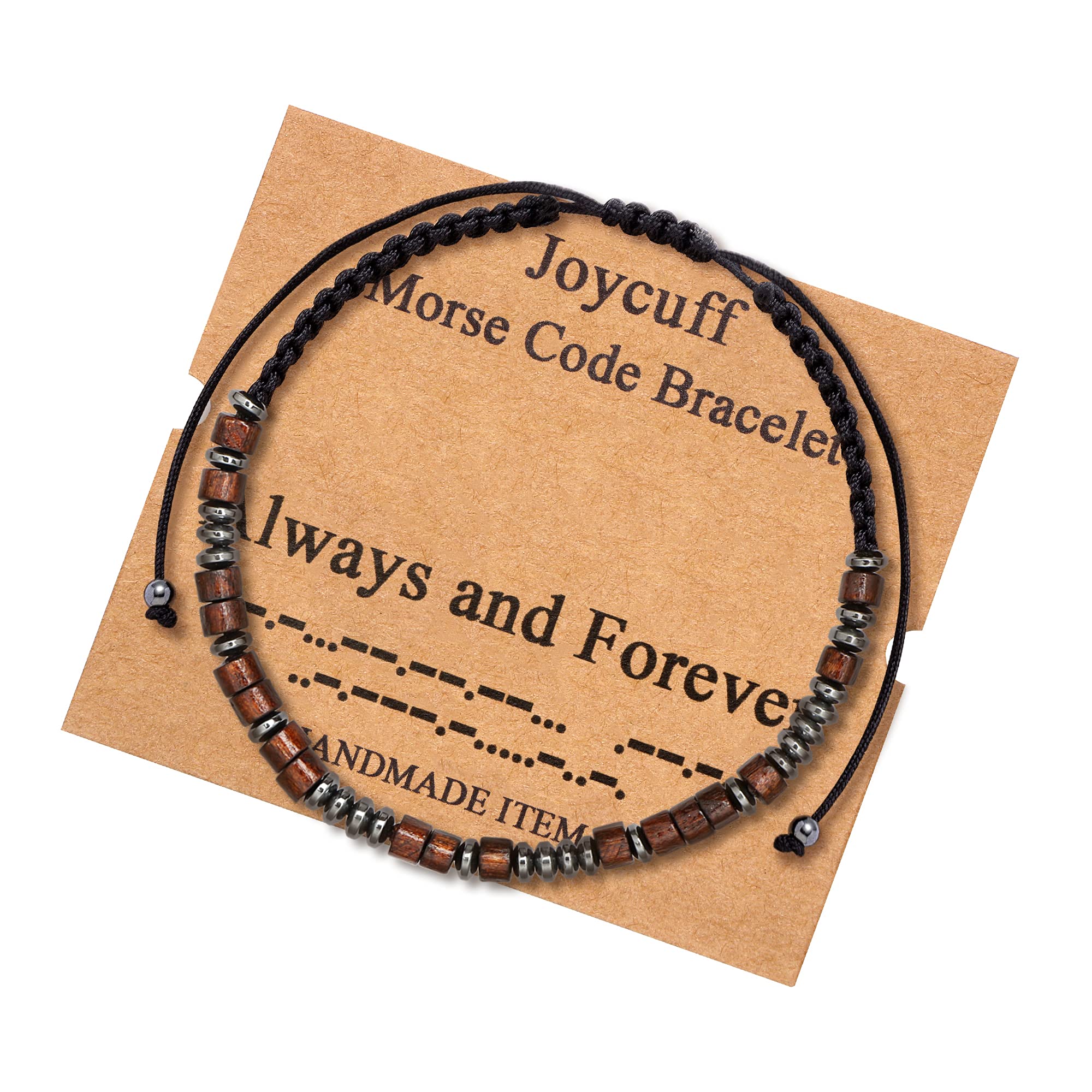 JoycuFF Morse Code Bracelets for Women - Inspirational Jewelry with Secret Message, Funny & Unique Gift for Girls - Christmas, Birthday Gifts for Her - Perfect for Daily Wear, Special Occasions & Meaningful Surprises