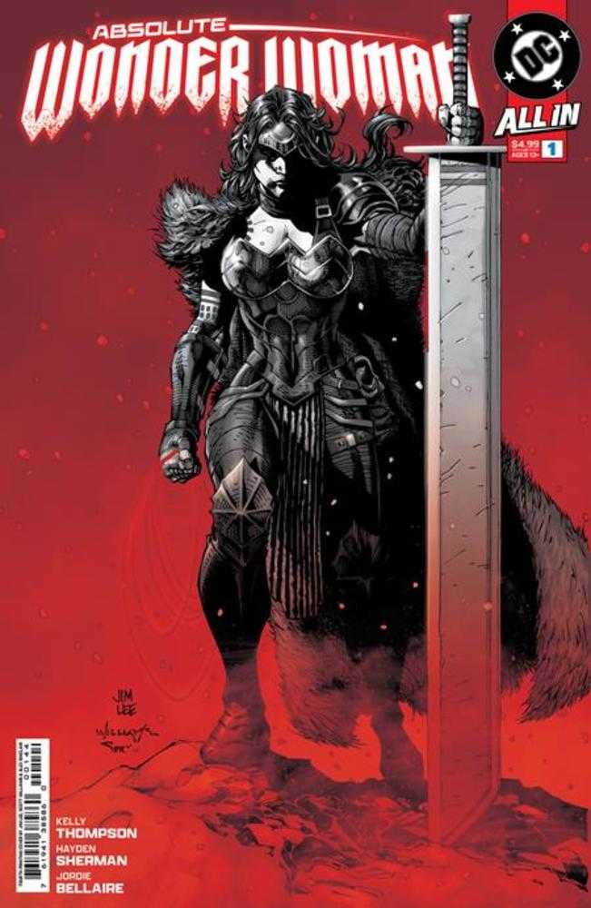 Absolute Wonder Woman #1 4th Print Cover A by Jim Lee - DC Comics Collector's Edition for Superhero Fans & Comic Book Enthusiasts | Perfect for Display, Gifts & Comic Collections