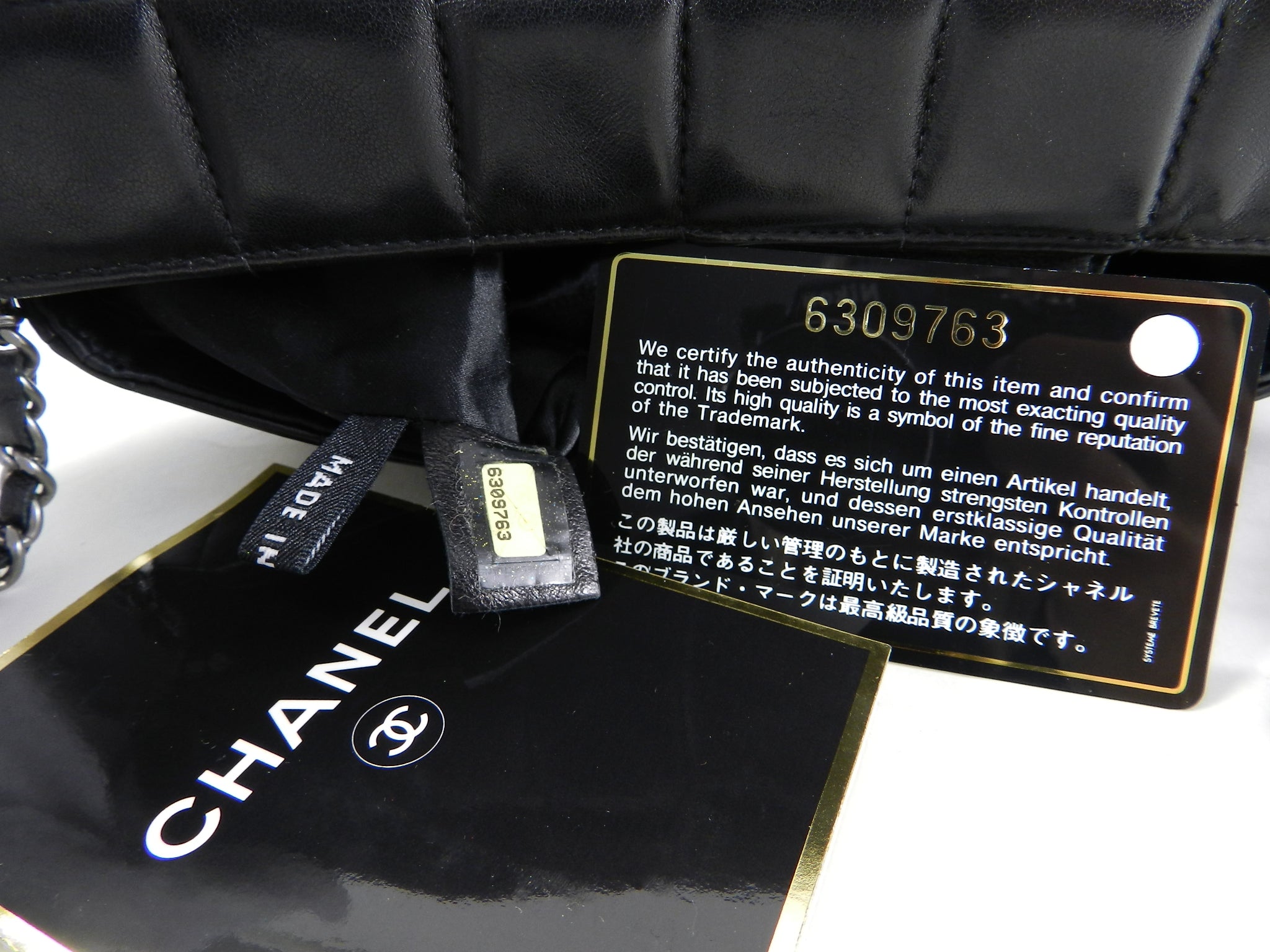 Chanel Choco Bar Black Quilted East West Flap Shoulder Bag & Clutch - Luxury Crossbody Purse for Women, Perfect for Evening Parties & Date Nights