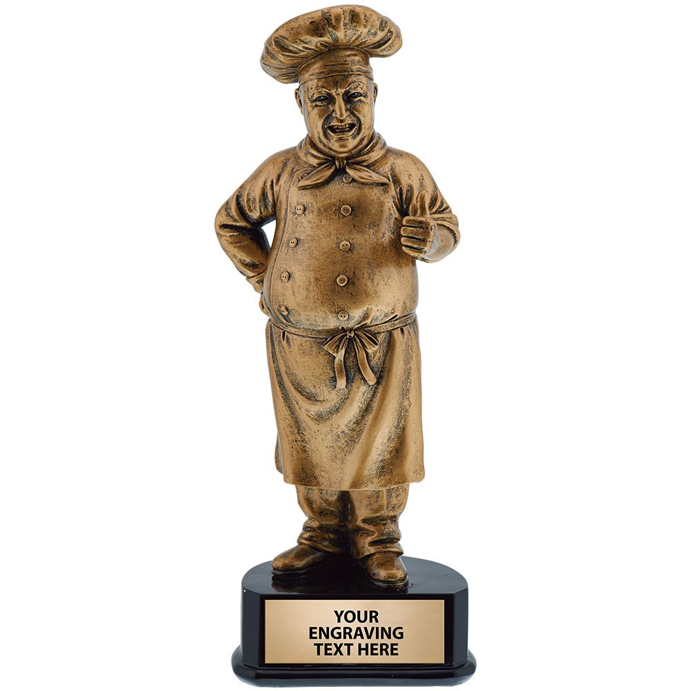Custom Chef Trophy for BBQ & Chili Cookoff Awards - Prime