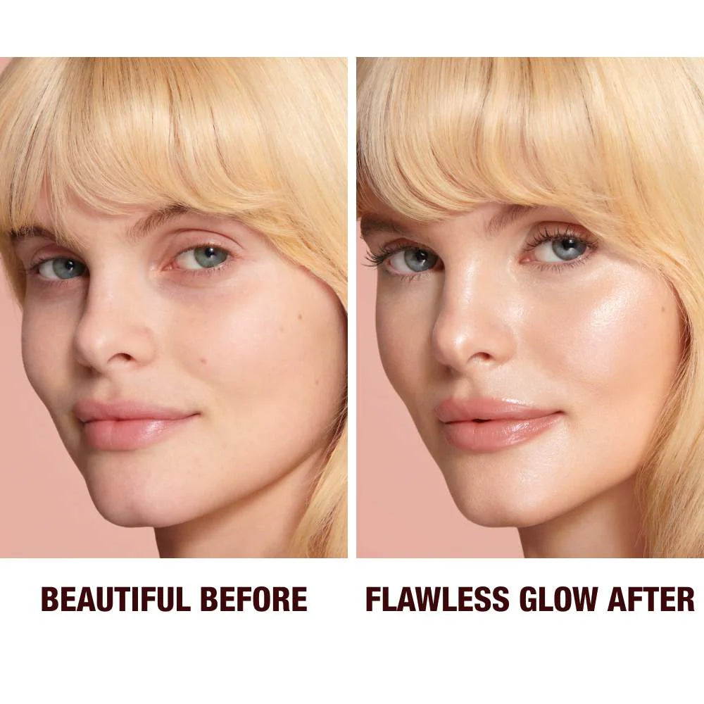 Charlotte Tilbury Hollywood Flawless Filter Radiant Glow Primer - Illuminating Face Base Makeup for Flawless Skin | Perfect for Red Carpet, Photoshoots & Everyday Glow