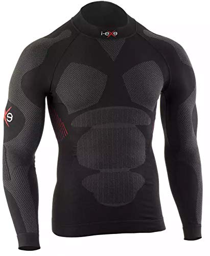 Men - Black With Red - Long Sleeve